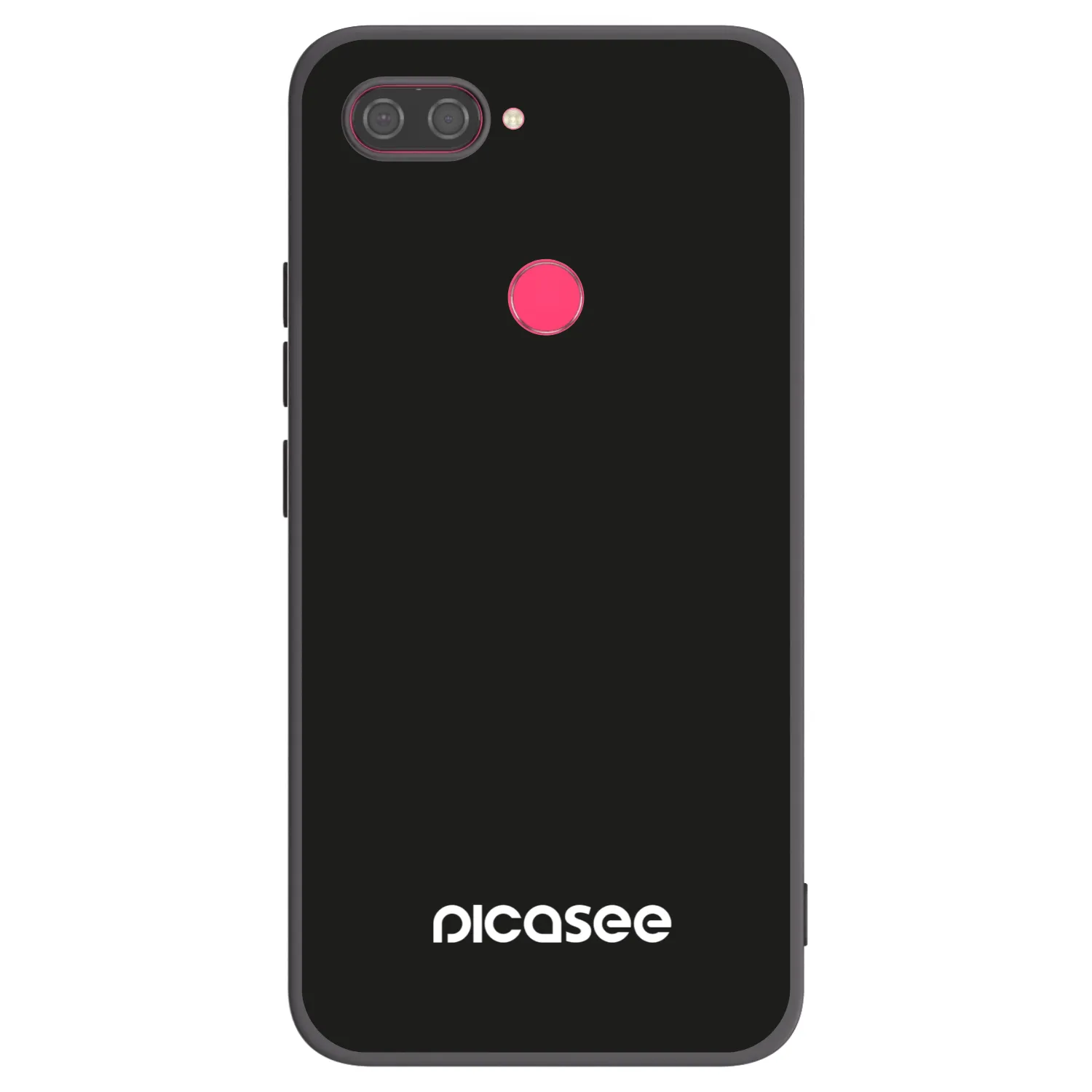 Picasee silikonowe czarne etui na Xiaomi Mi 8 Lite - Picasee