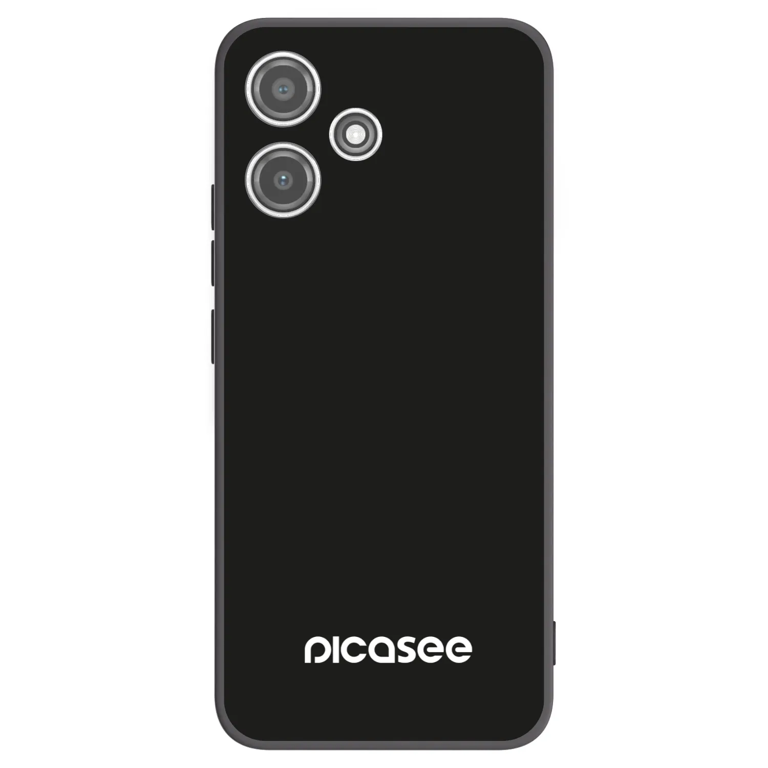 Picasee silikonowe czarne etui na Xiaomi Redmi 12 5G - Picasee