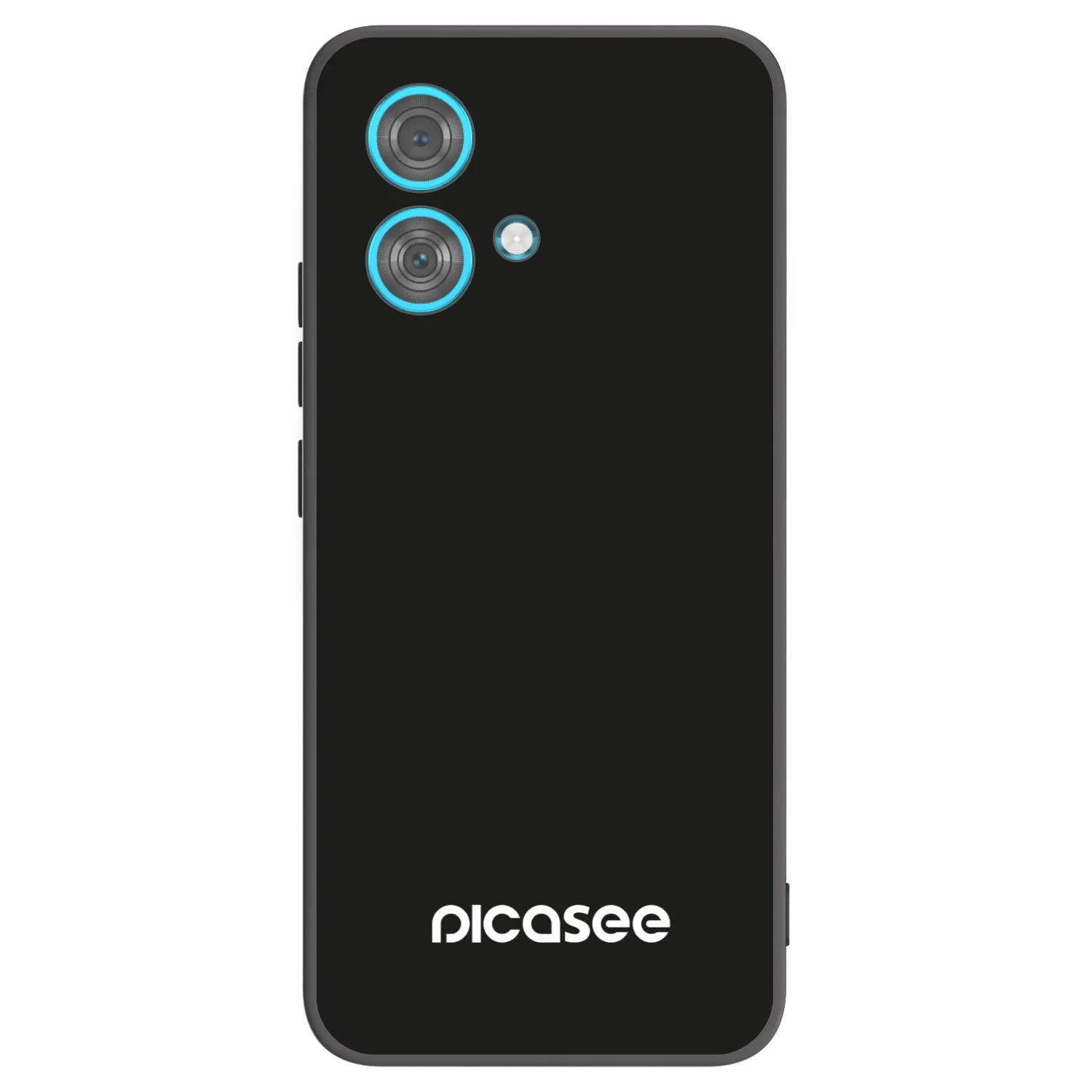 Picasee silikonowe czarne etui na Motorola Edge 40 Neo - Picasee