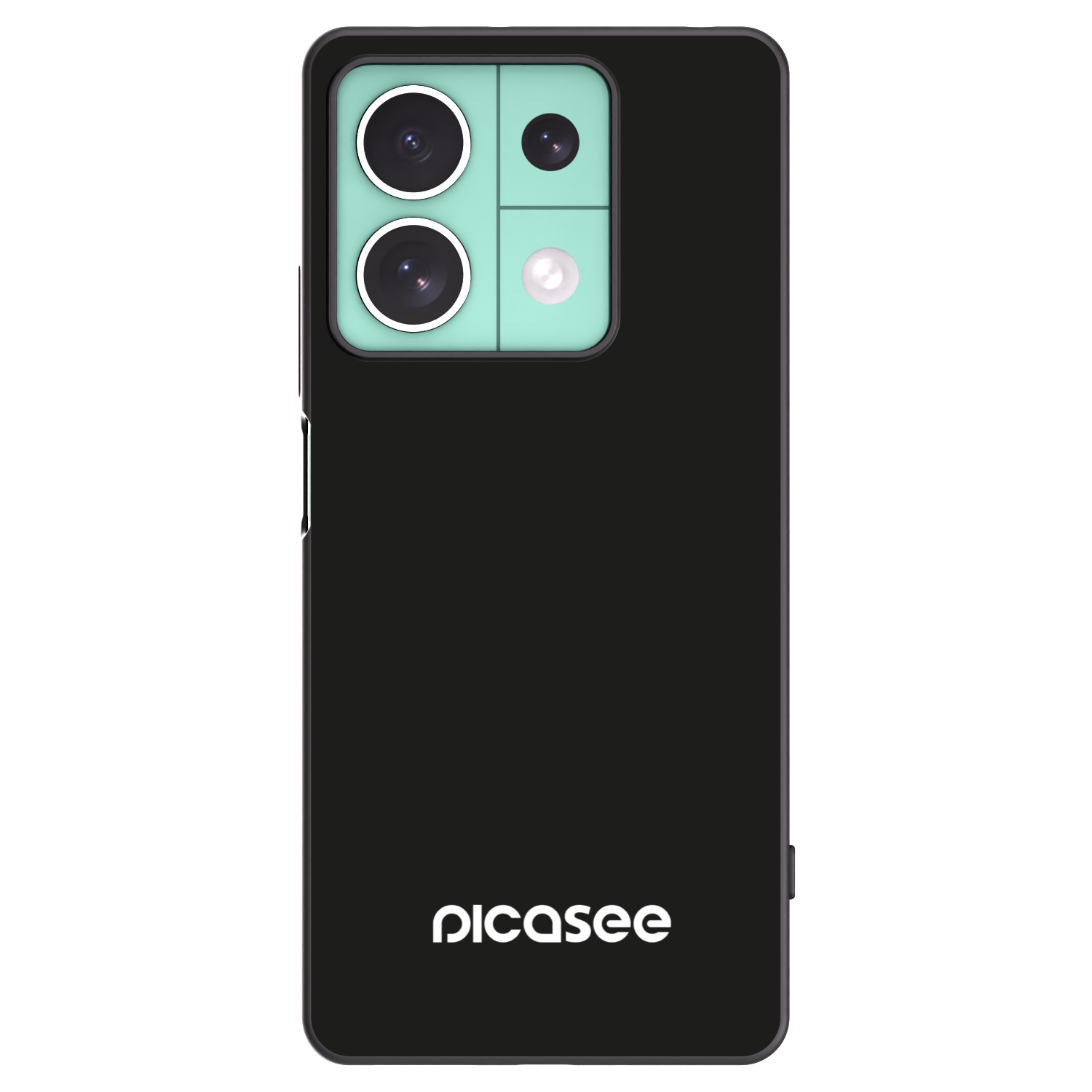 Picasee silikonowe czarne etui na Xiaomi Redmi Note 13 5G - Picasee