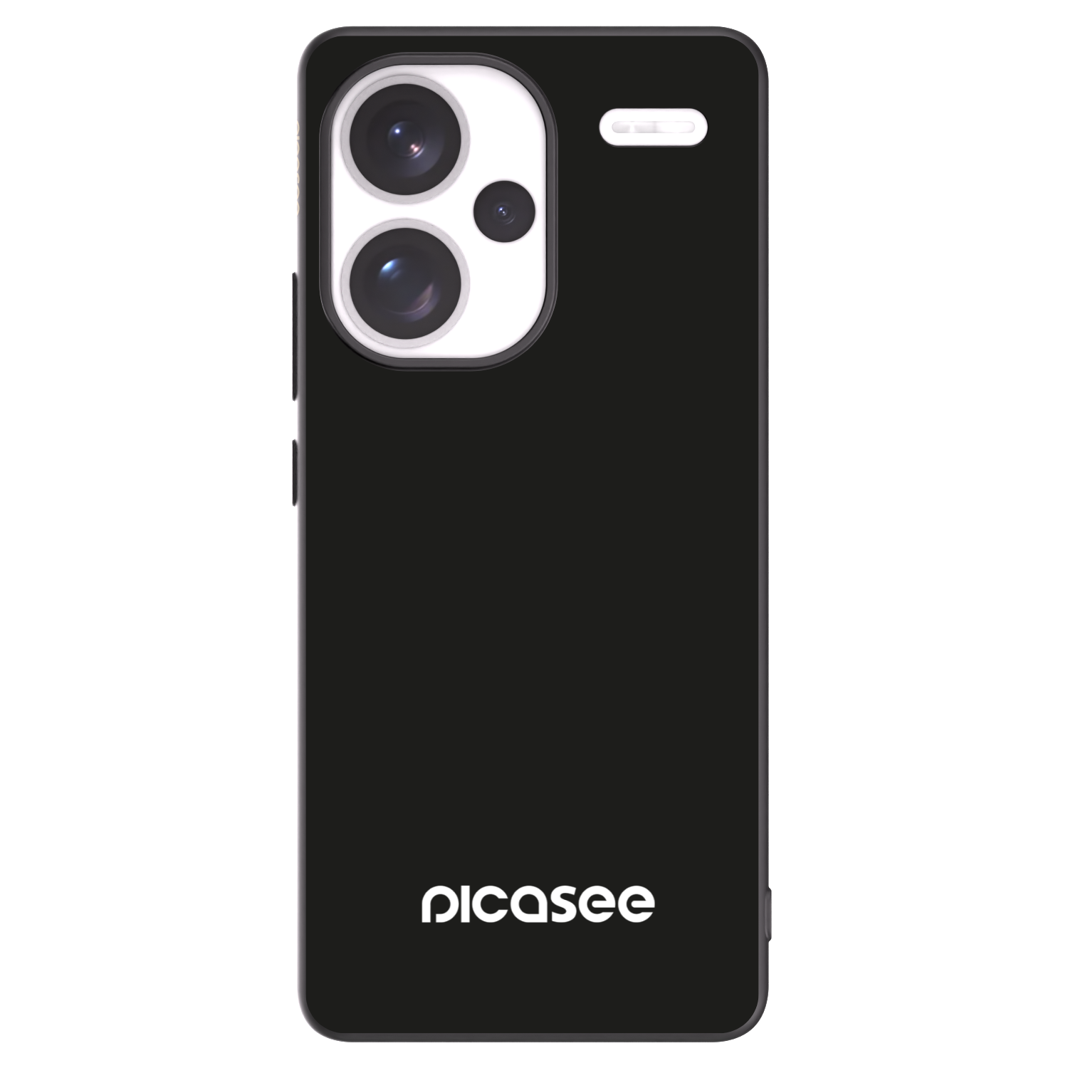 Picasee silikonowe czarne etui na Xiaomi Redmi Note 13 Pro+ 5G - Picasee