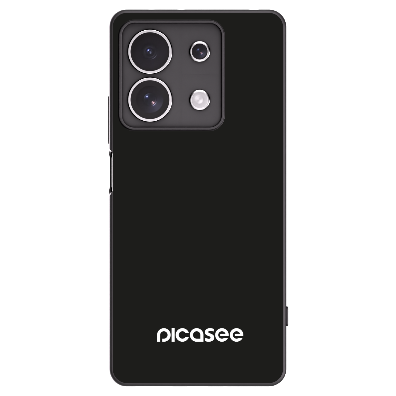 Picasee silikonowe czarne etui na Xiaomi Redmi Note 13 4G - Picasee