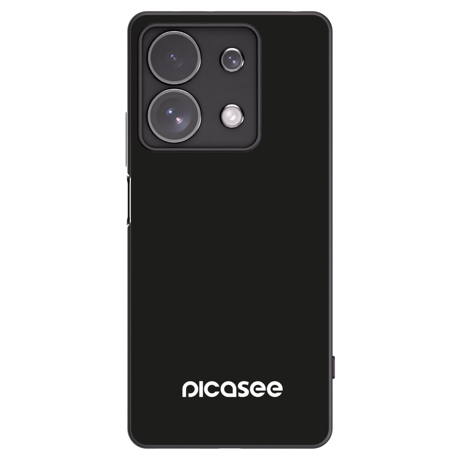 Picasee silikonowe czarne etui na Xiaomi Redmi Note 13 Pro 4G - Picasee