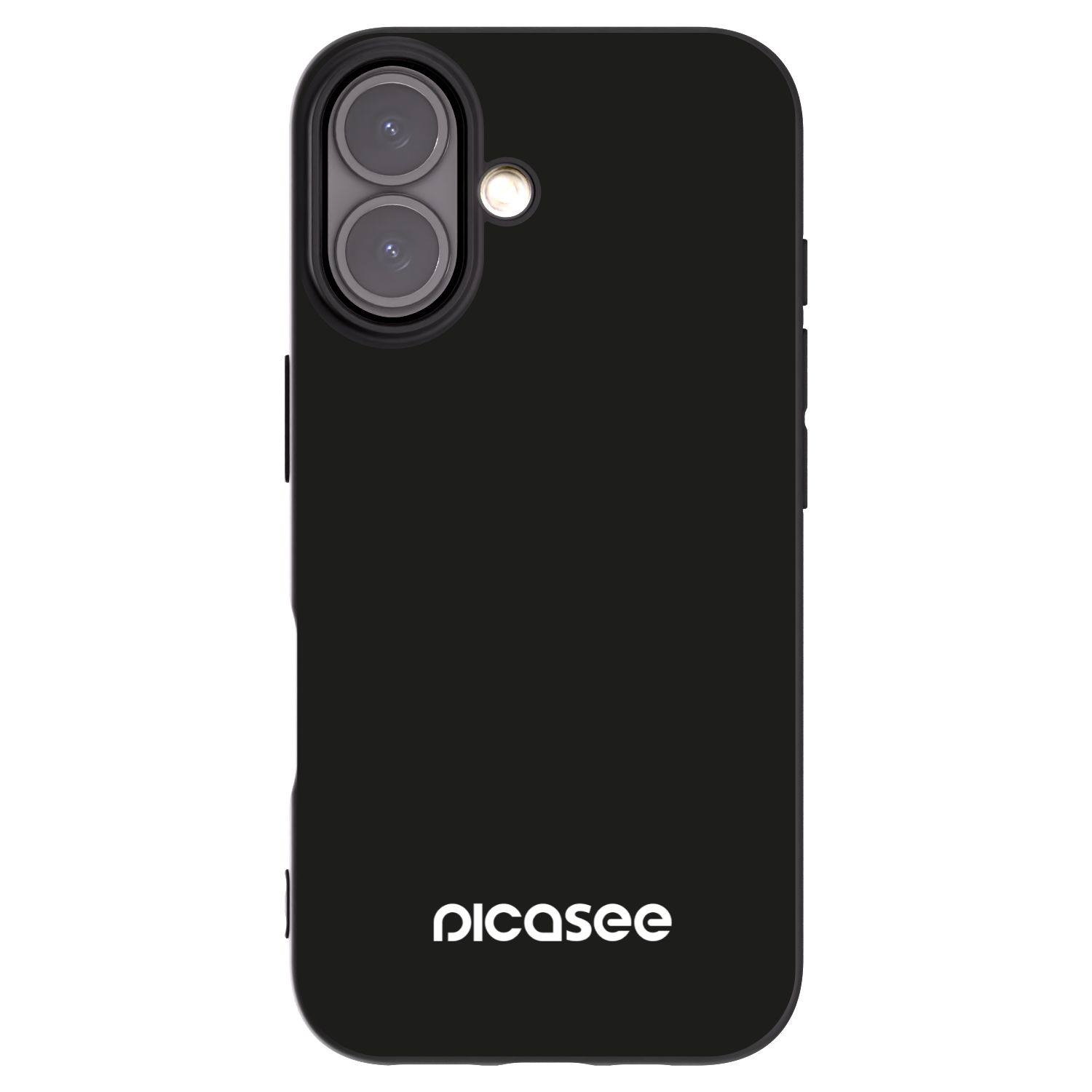 Picasee silikonowe czarne etui na Apple iPhone 16 - Picasee