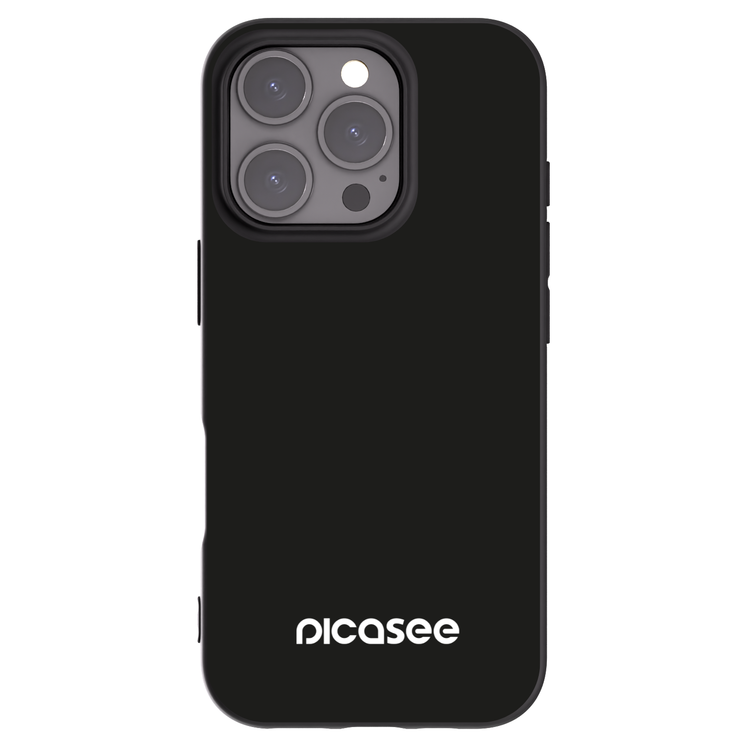 Picasee silikonowe czarne etui na Apple iPhone 16 Pro - Picasee