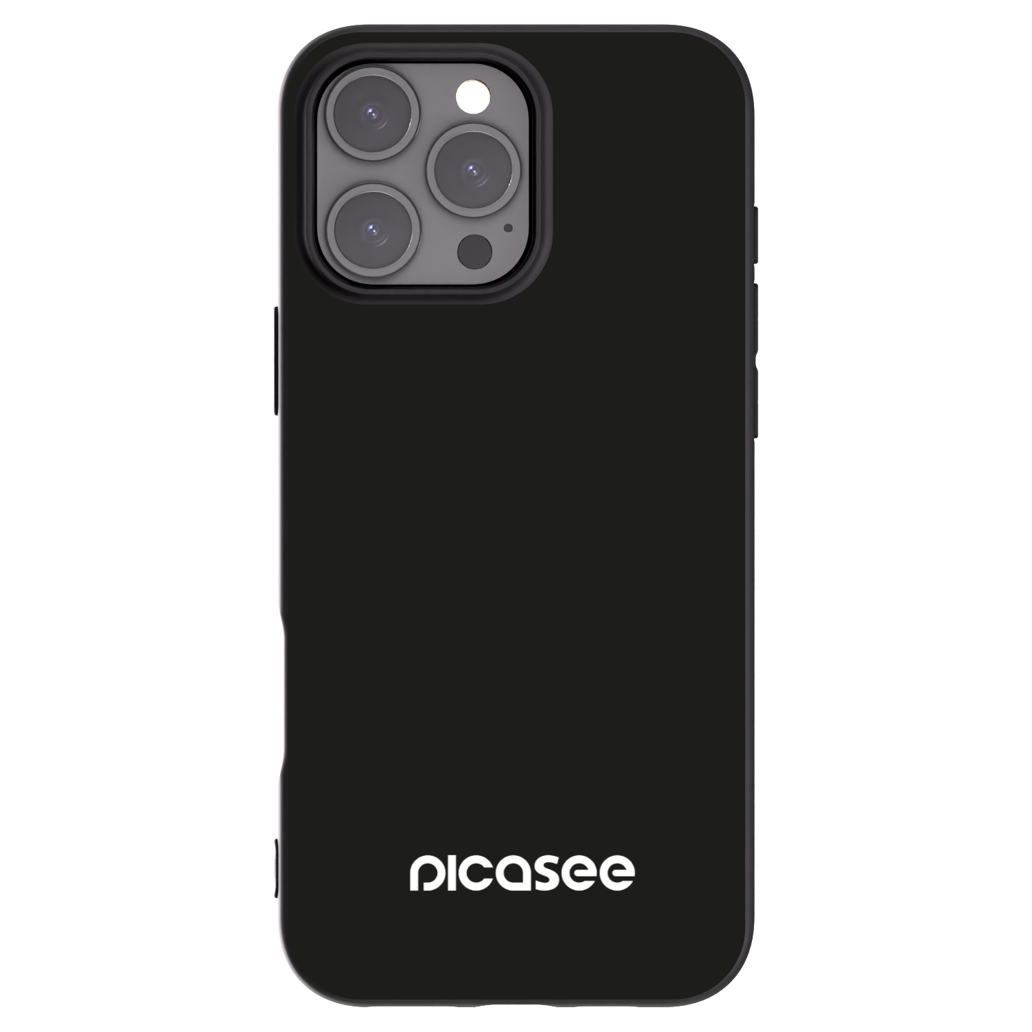 Picasee silikonowe czarne etui na Apple iPhone 16 Pro Max - Picasee