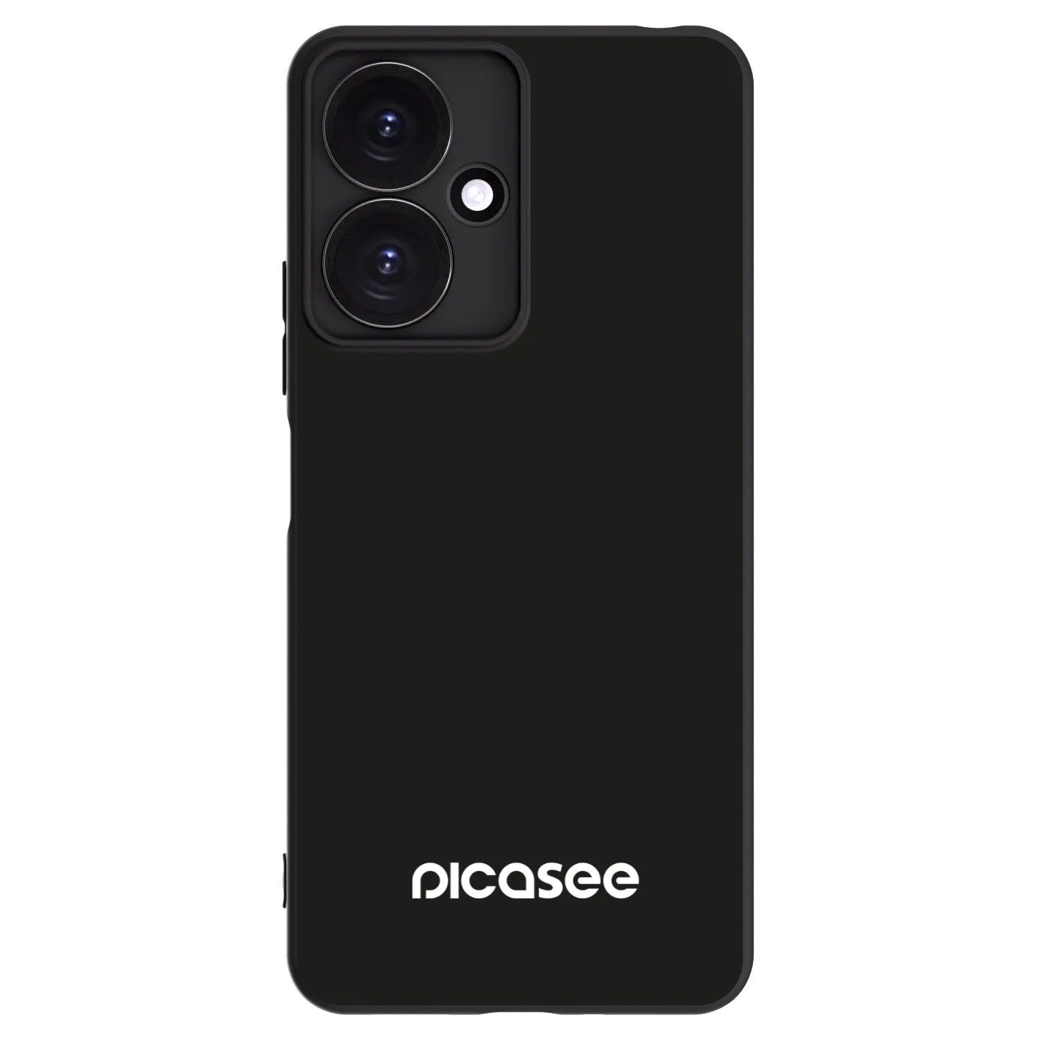 Picasee silikonowe czarne etui na Xiaomi Redmi 13C 5G - Picasee