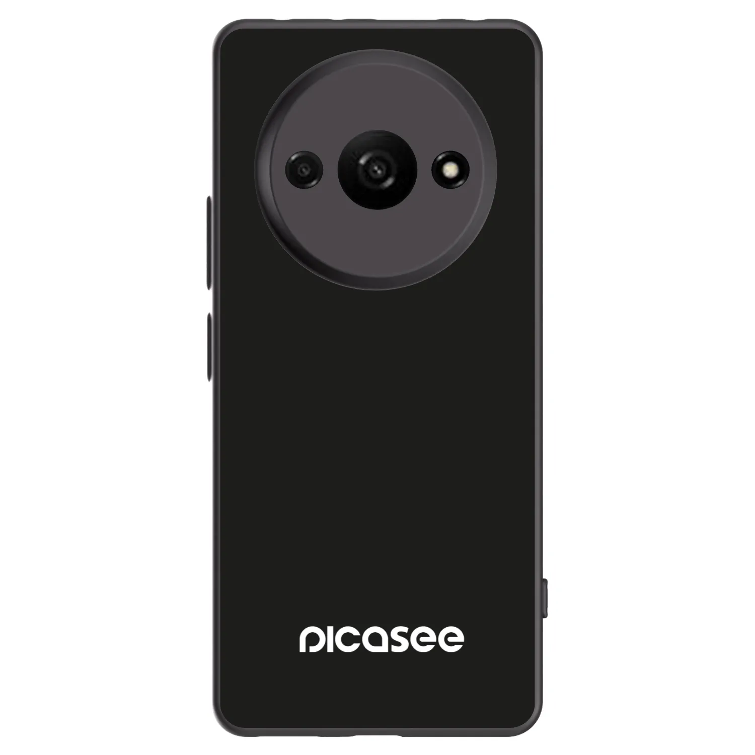 Picasee silikonowe czarne etui na Xiaomi Redmi A3 - Picasee