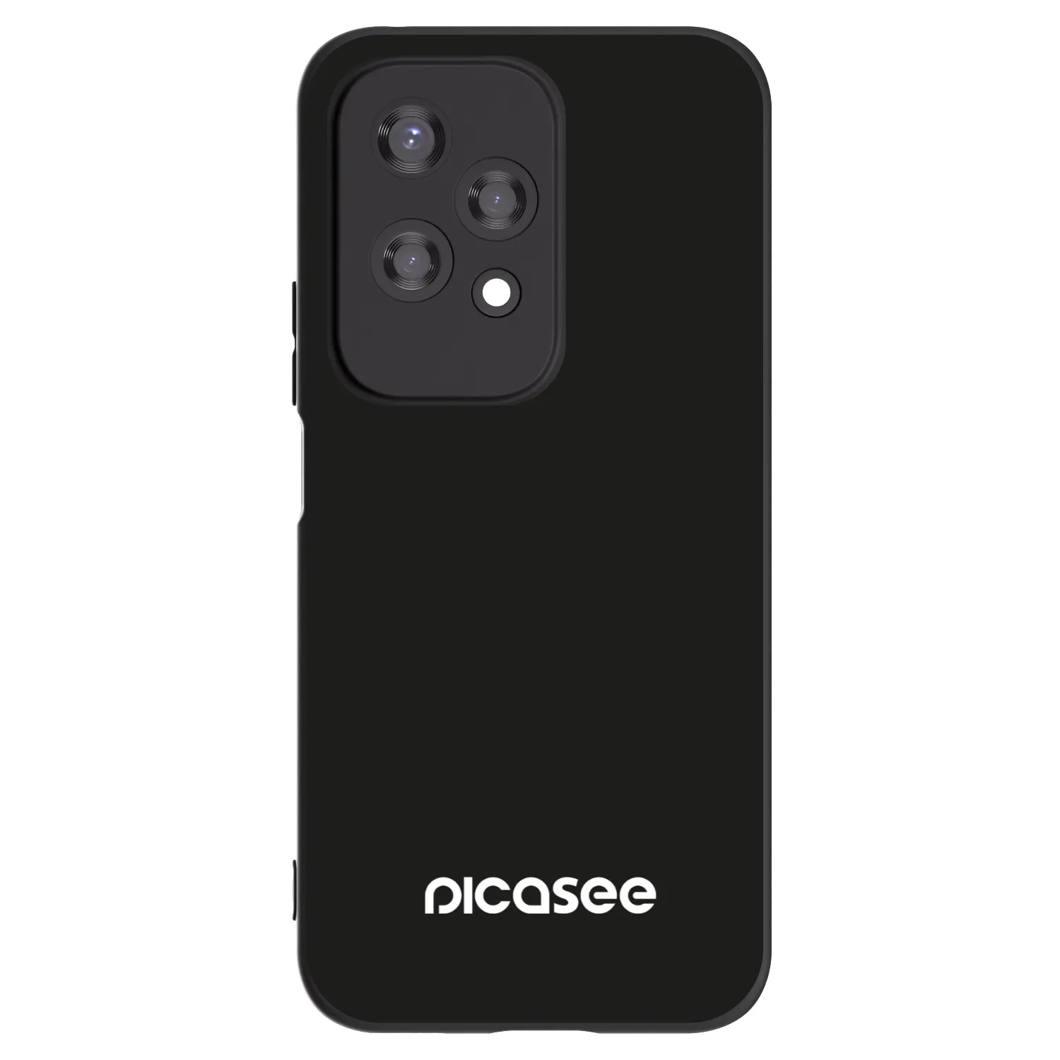 Picasee silikonowe czarne etui na Honor 200 Lite - Picasee