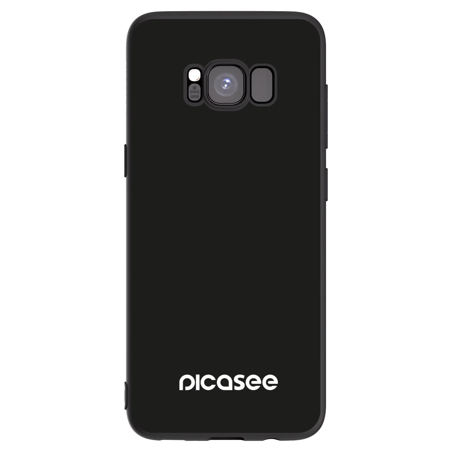 Picasee silikonowe czarne etui na Samsung Galaxy S8 G950F - Picasee
