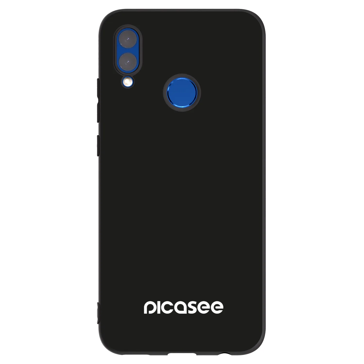 Picasee silikonowe czarne etui na Honor 10 Lite - Picasee