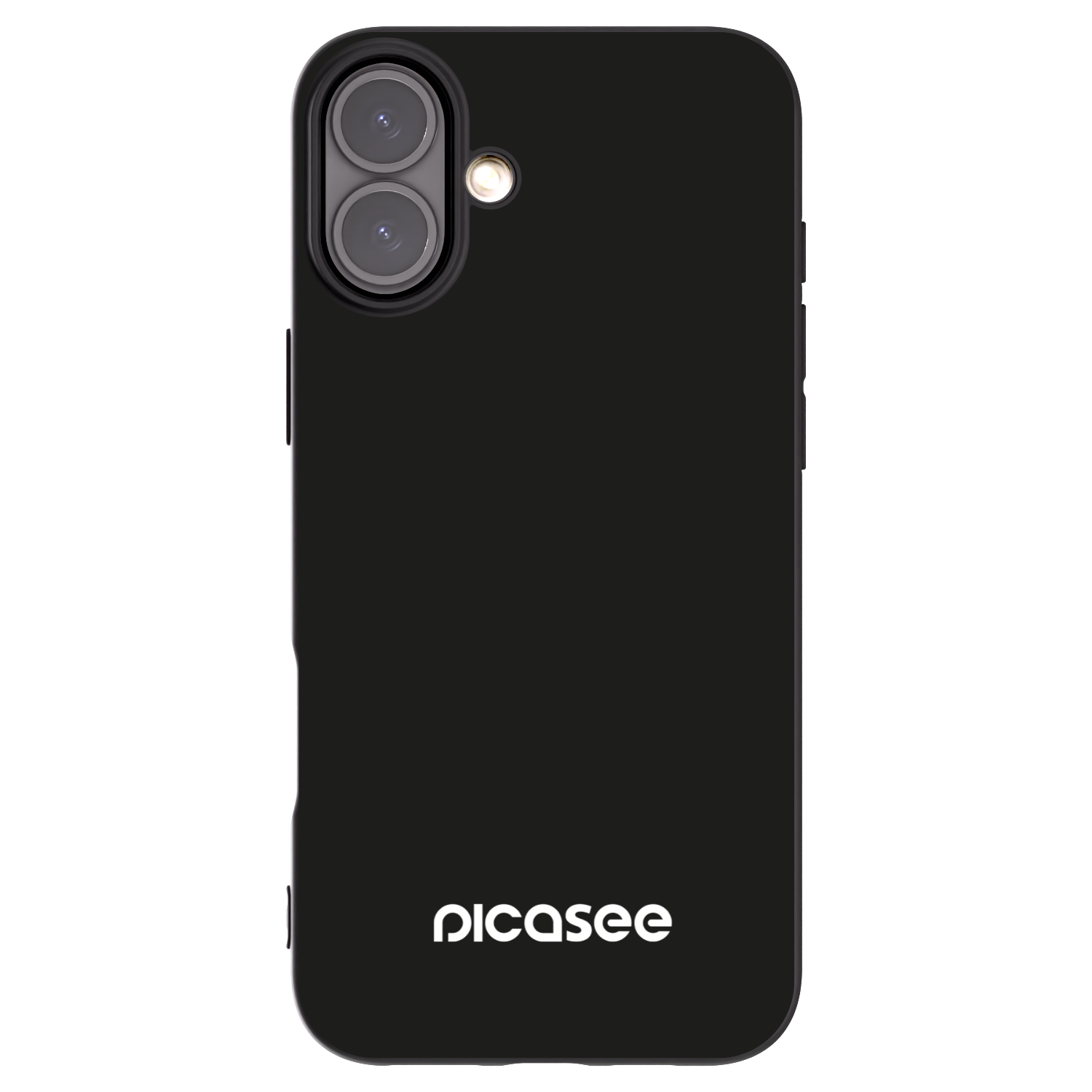 Picasee silikonowe czarne etui na Apple iPhone 16 Plus - Picasee