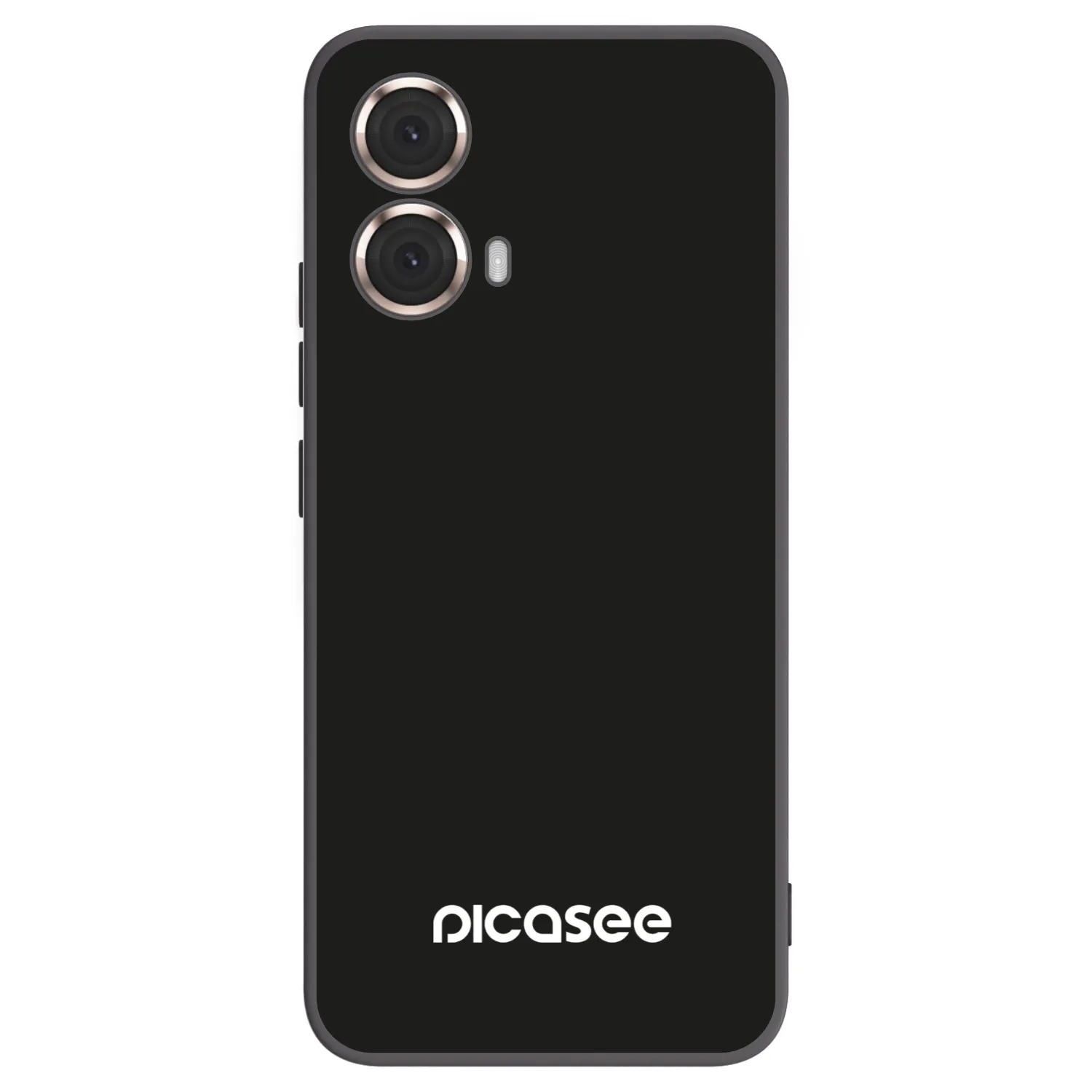 Picasee silikonowe czarne etui na Motorola Moto G85 - Picasee