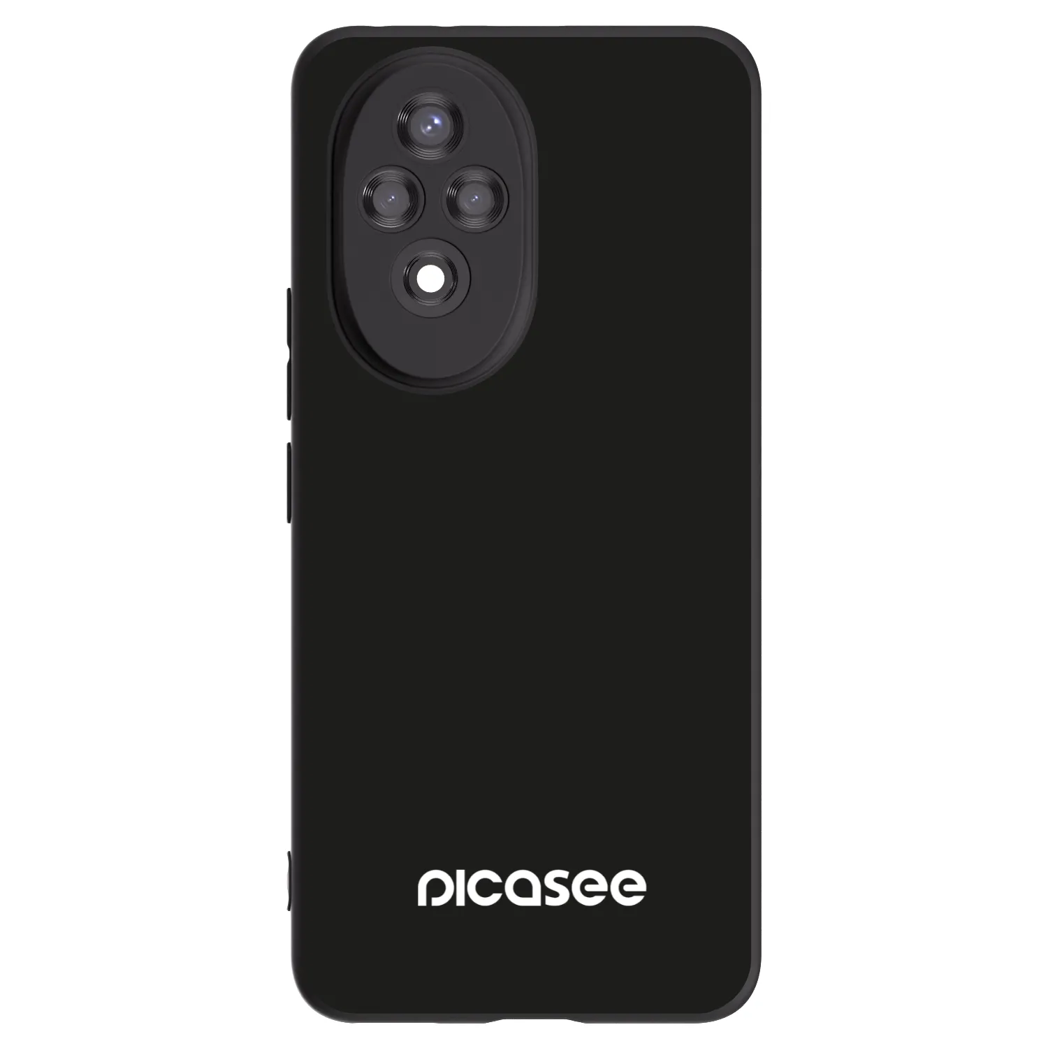 Picasee silikonowe czarne etui na Honor 200 Pro 5G - Picasee