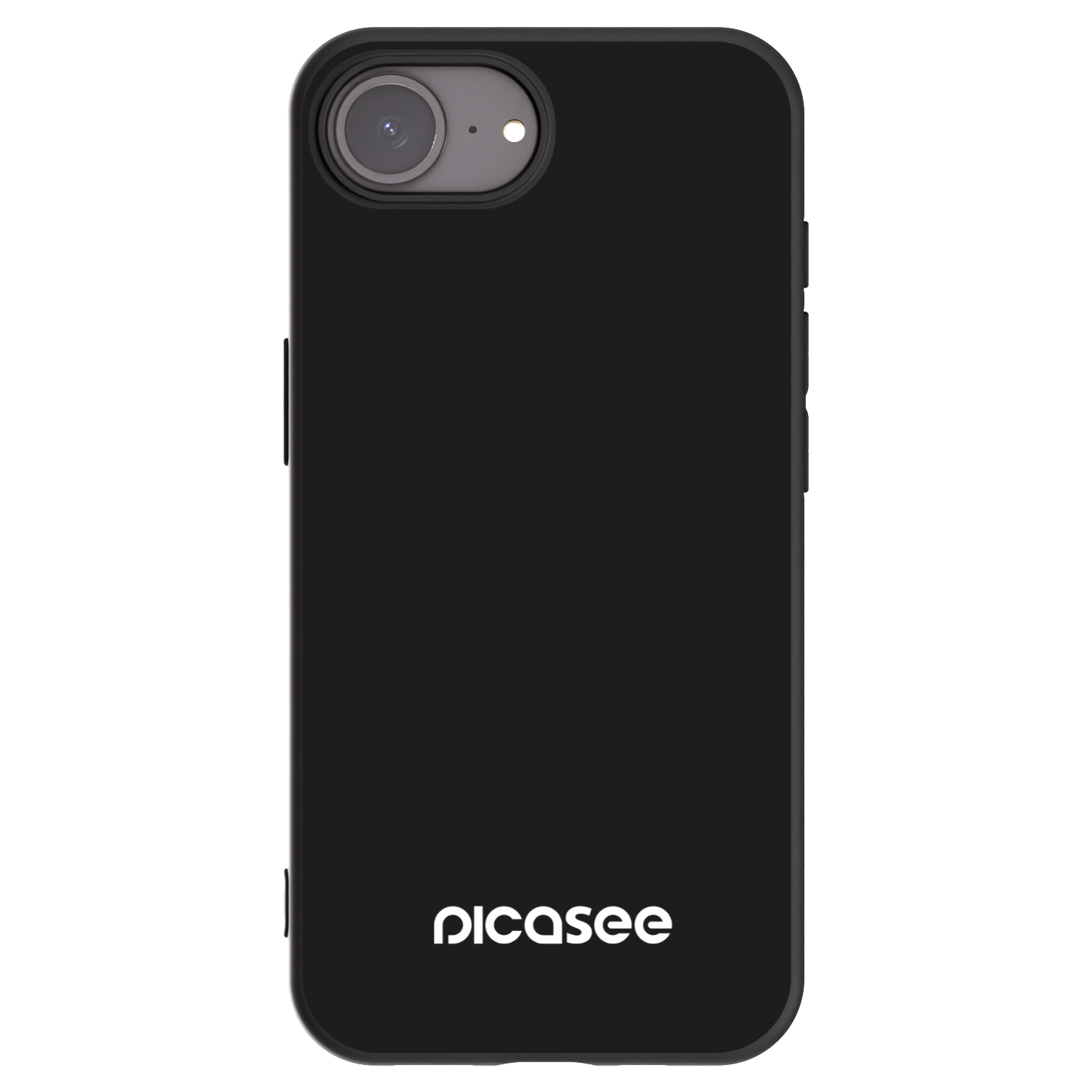 Picasee silikonowe czarne etui na Apple iPhone 16e - Picasee