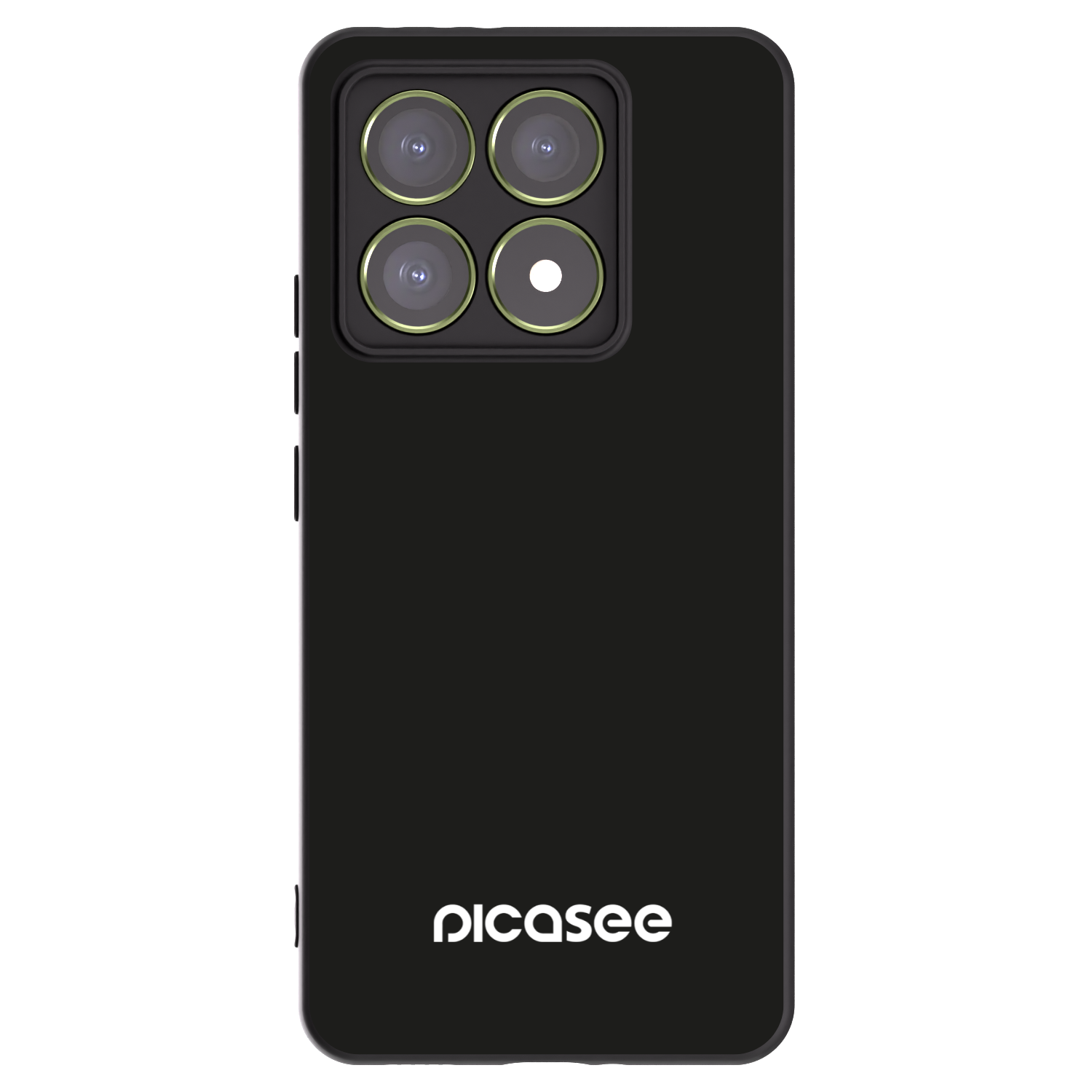 Picasee silikonowe czarne etui na Xiaomi 14T - Picasee