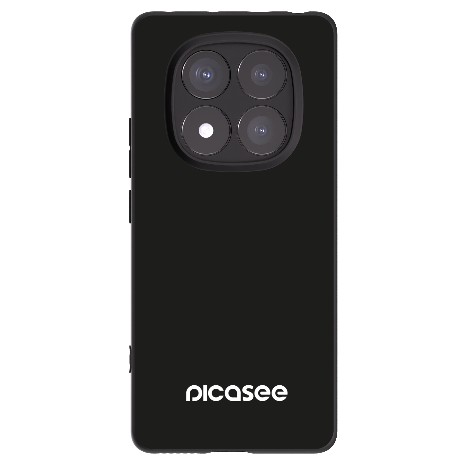 Picasee silikonowe czarne etui na Xiaomi Redmi Note 14 Pro 5G - Picasee