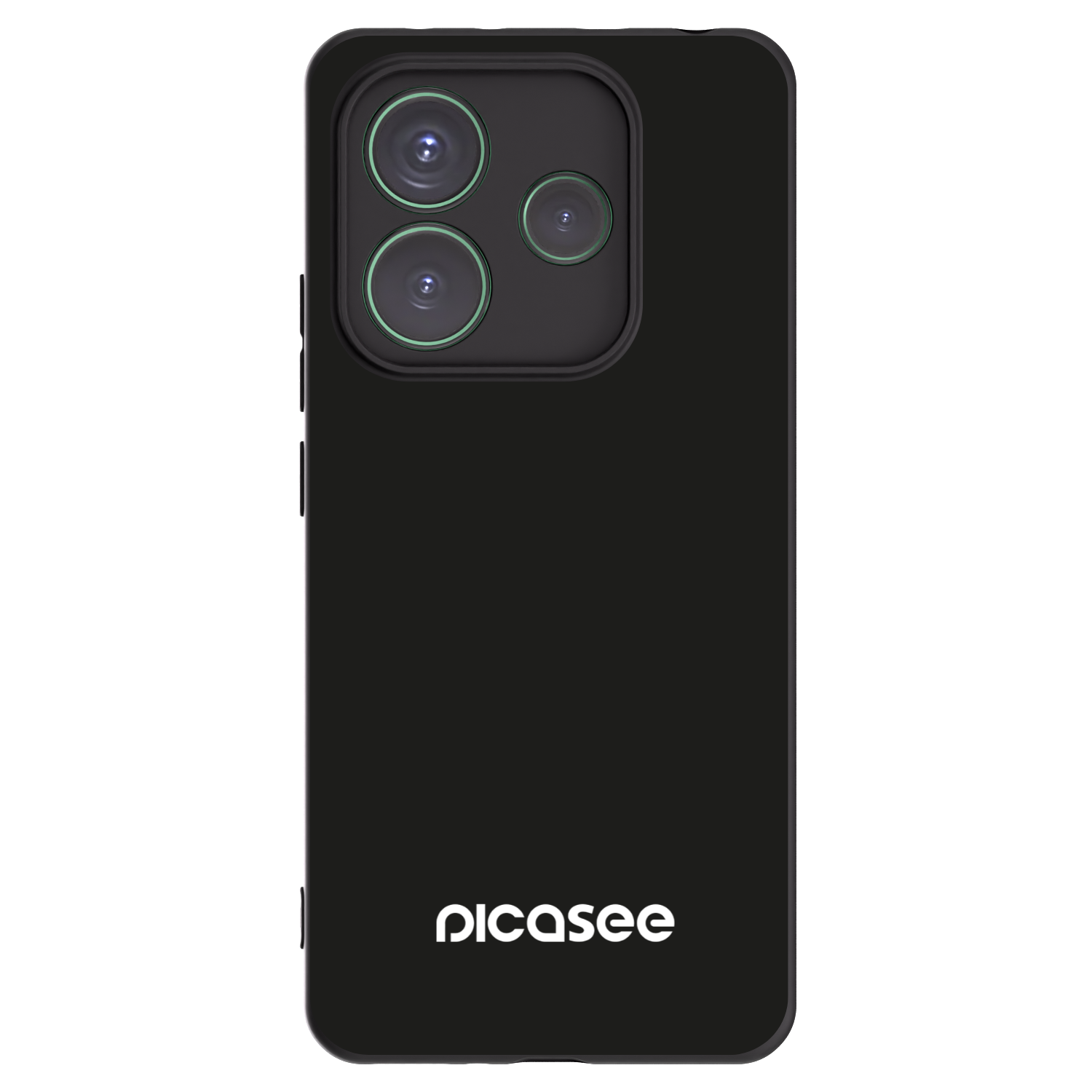 Picasee silikonowe czarne etui na Xiaomi Redmi Note 14 5G - Picasee