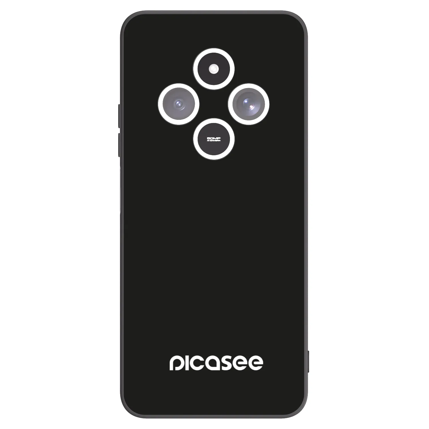 Picasee silikonowe czarne etui na Xiaomi Redmi 14C - Picasee