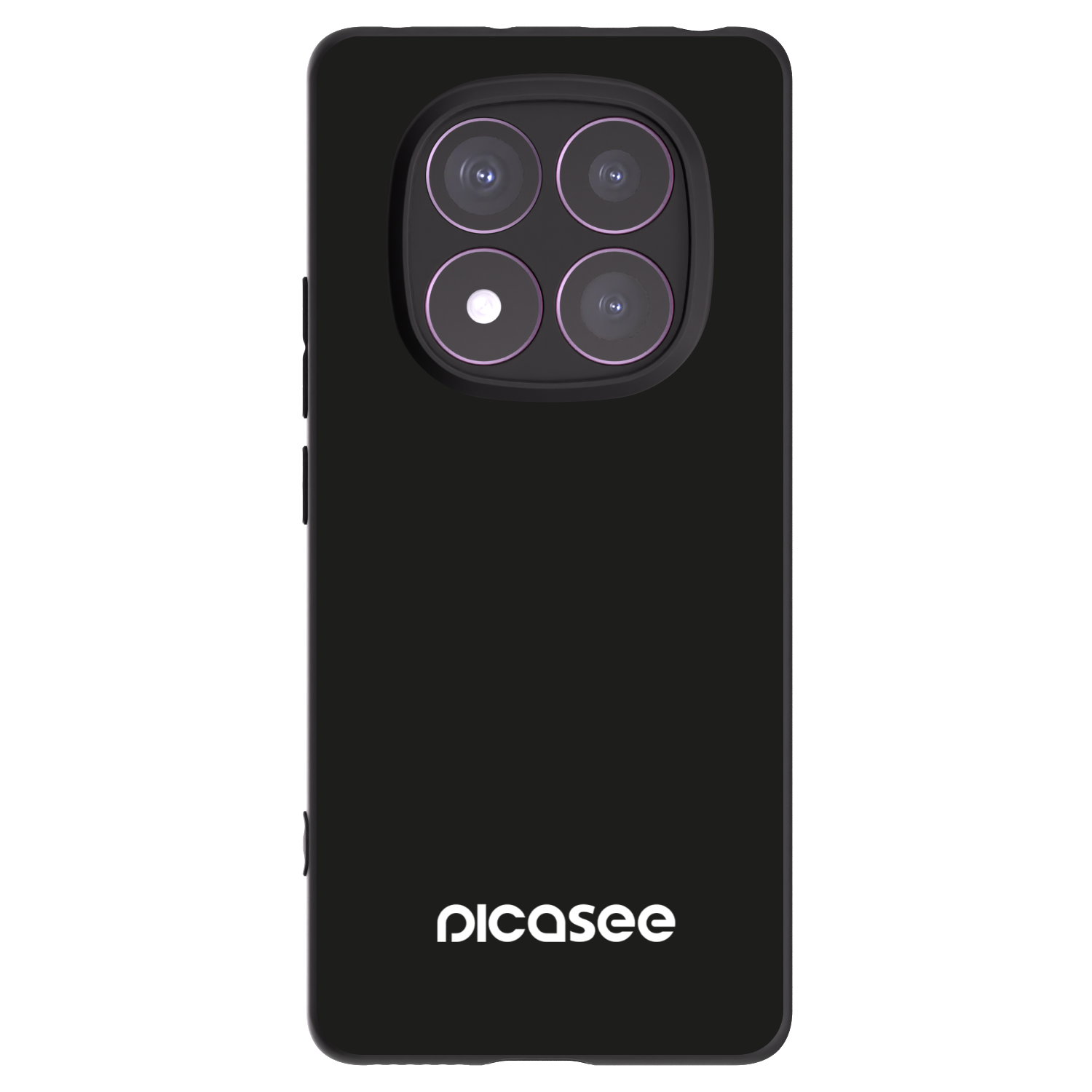 Picasee silikonowe czarne etui na Xiaomi Redmi Note 14 Pro 4G - Picasee