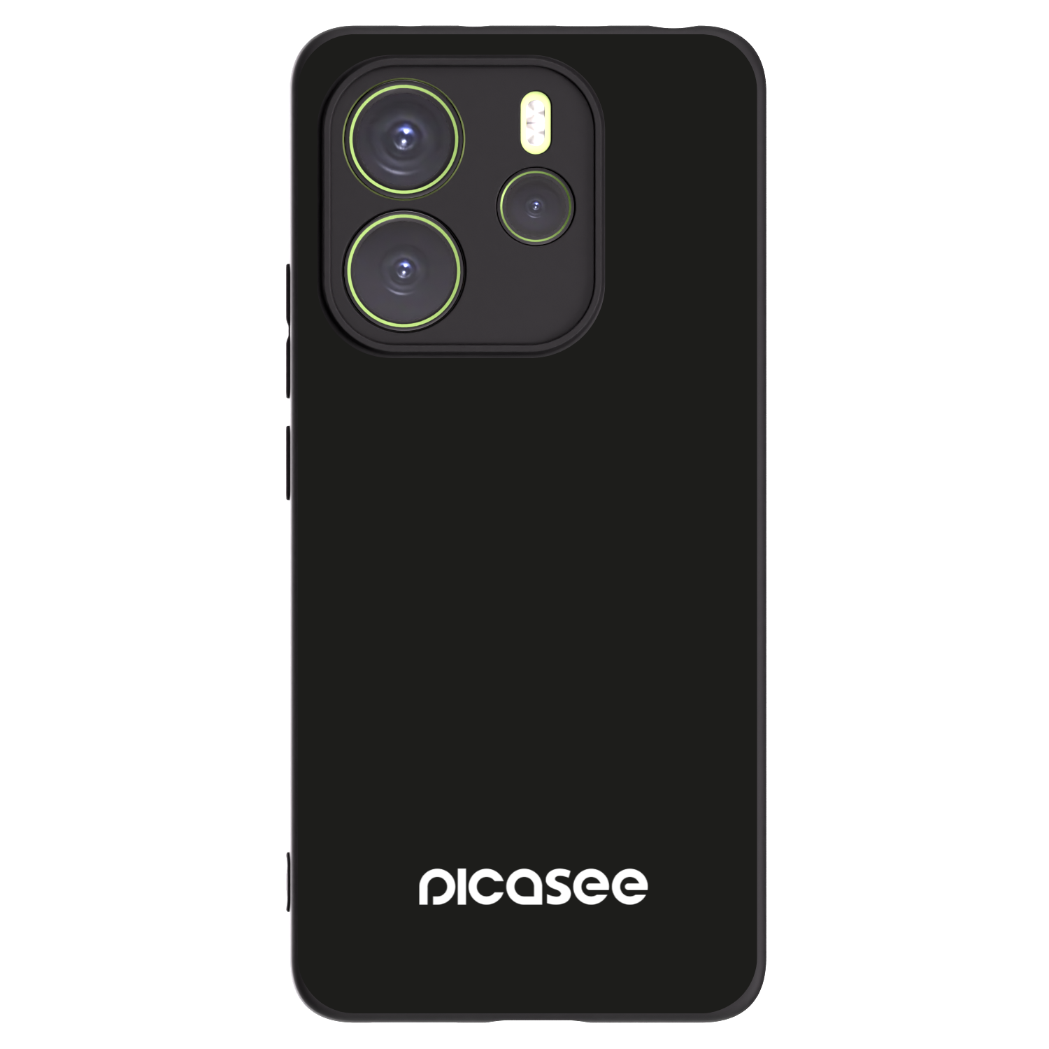 Picasee silikonowe czarne etui na Xiaomi Redmi Note 14 4G - Picasee