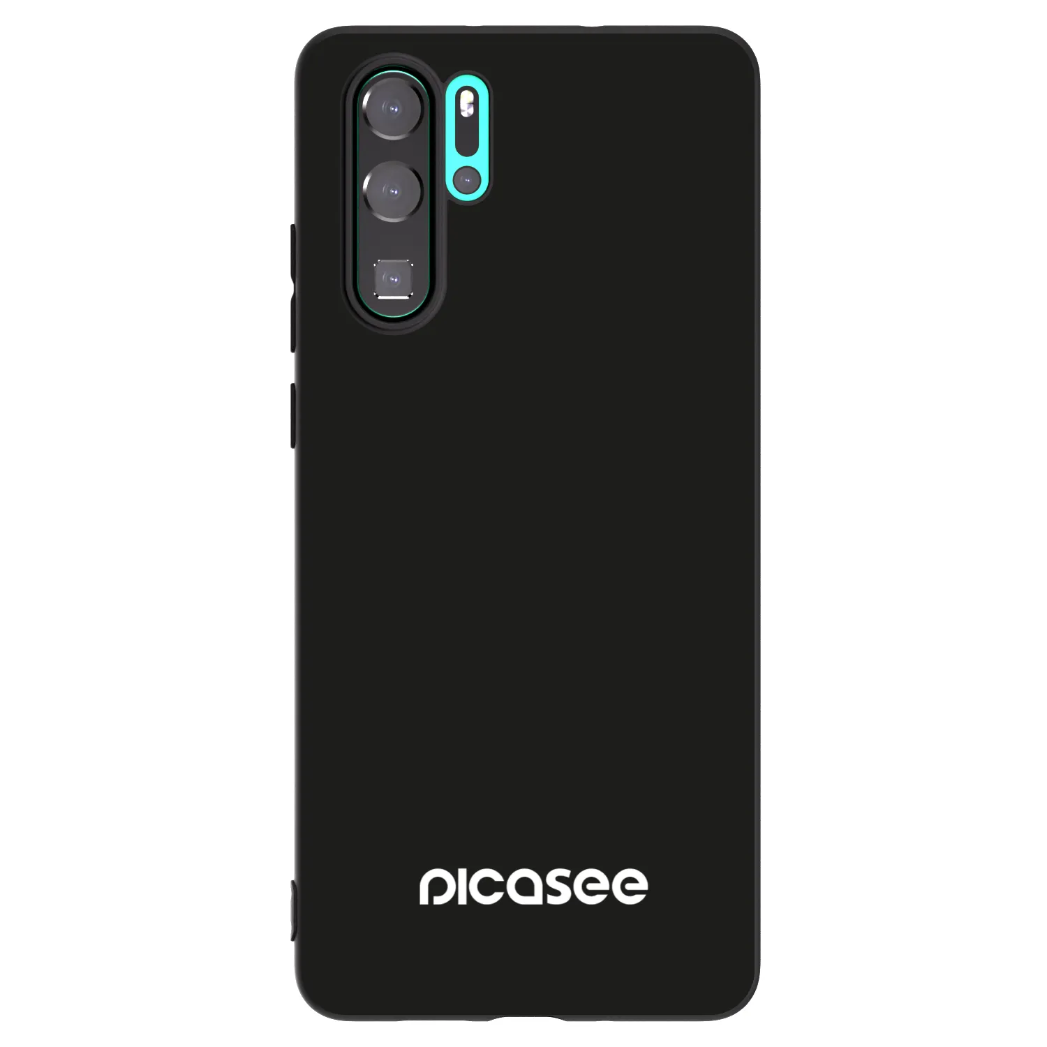 Picasee silikonowe czarne etui na Huawei P30 Pro - Picasee