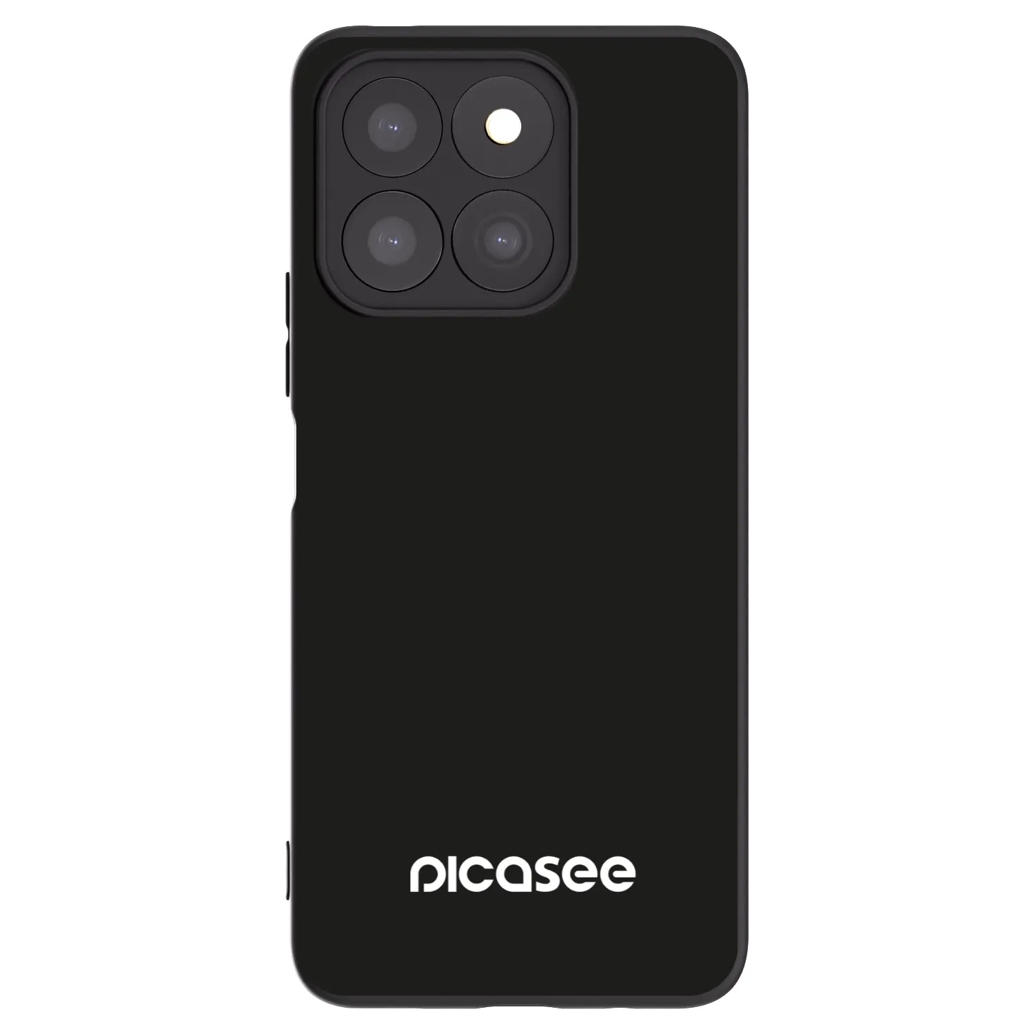 Picasee silikonowe czarne etui na Honor X8c - Picasee