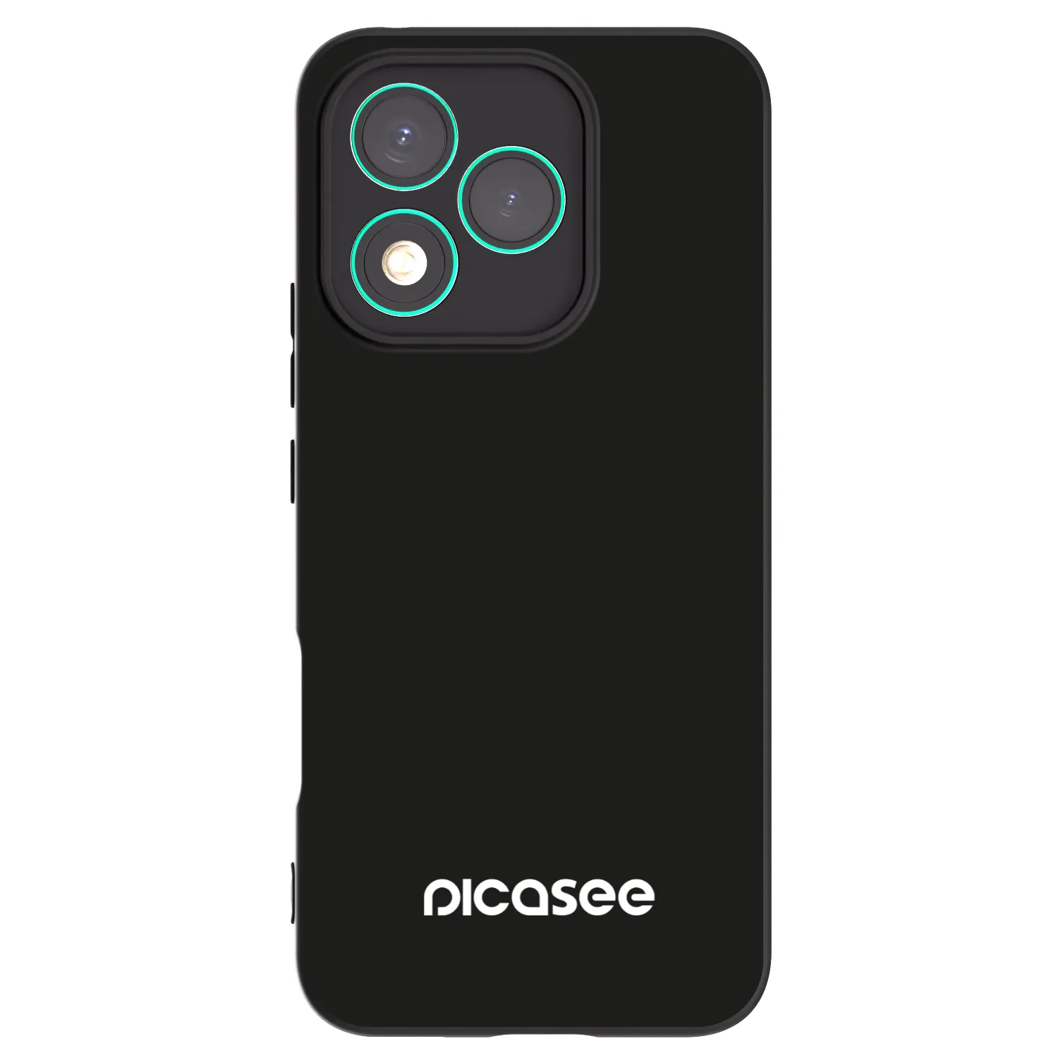 Picasee silikonowe czarne etui na Honor 400 Lite 5G - Picasee