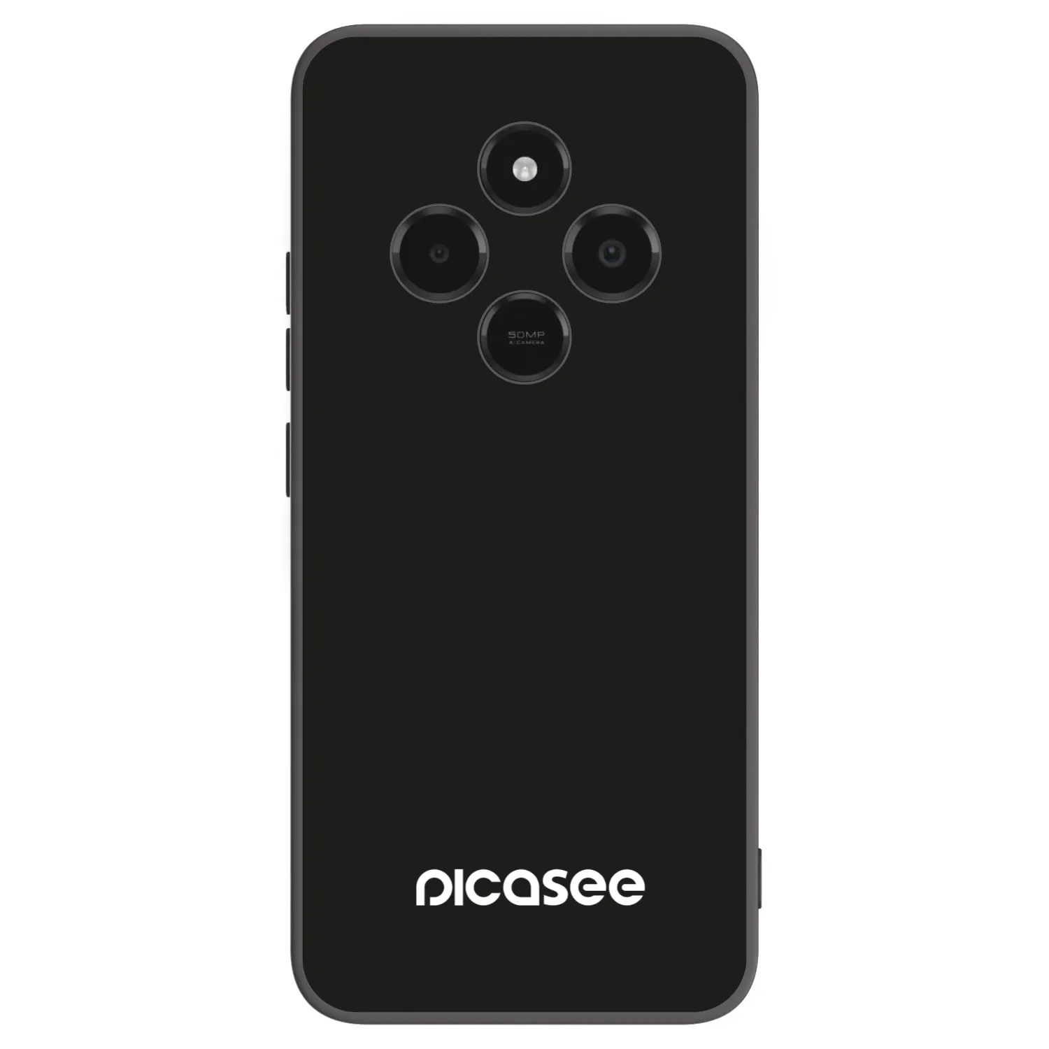 Picasee silikonowe czarne etui na Xiaomi Poco C75 - Picasee