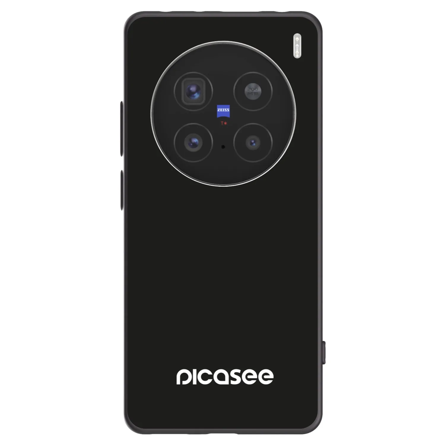 Picasee silikonowe czarne etui na Vivo X200 Pro - Picasee