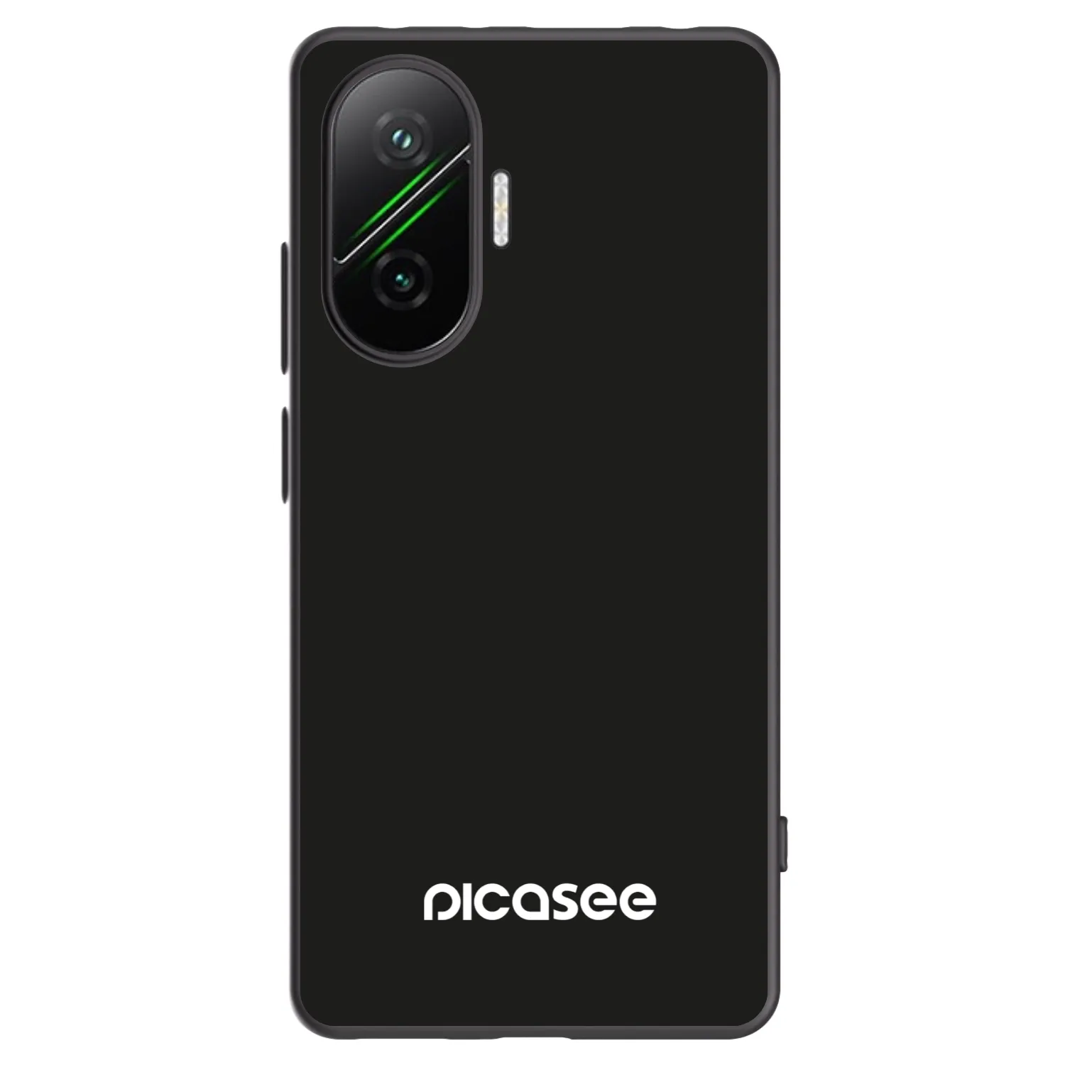 Picasee silikonowe czarne etui na Xiaomi Poco F7 Pro 5G - Picasee