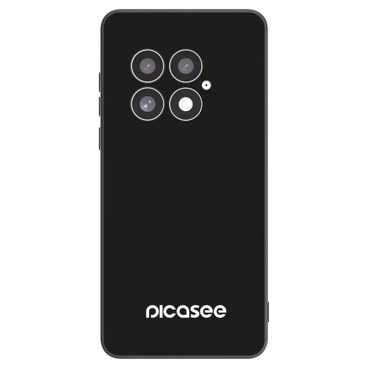 Picasee silikonowe czarne etui na OnePlus 13 5G - Picasee