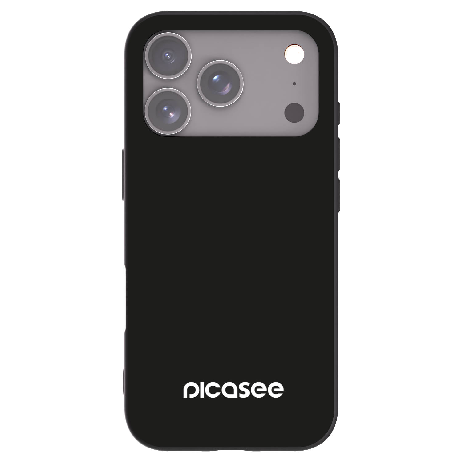 Picasee silikonowe czarne etui na Apple iPhone 17 Pro - Picasee