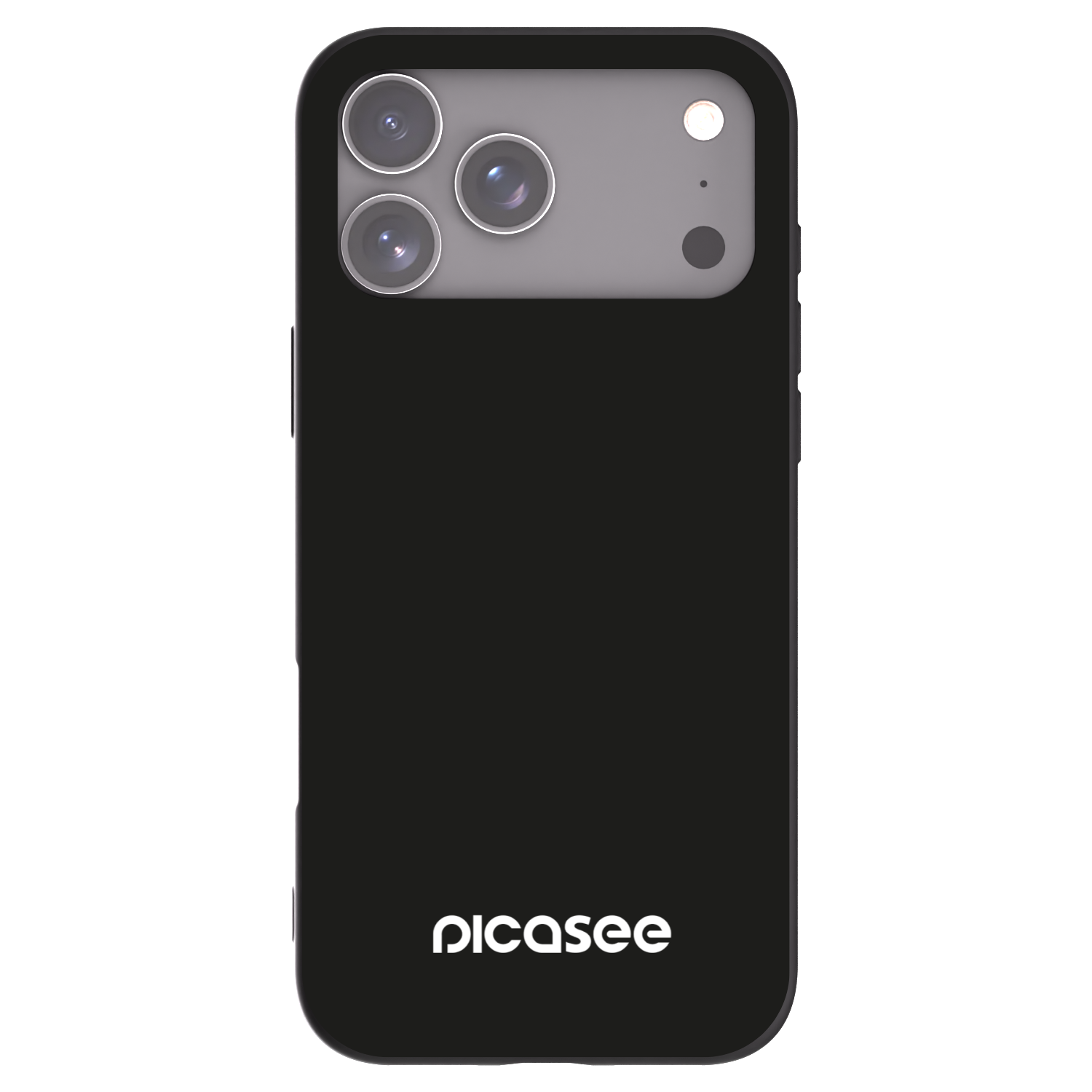 Picasee silikonowe czarne etui na Apple iPhone 17 Pro Max - Picasee