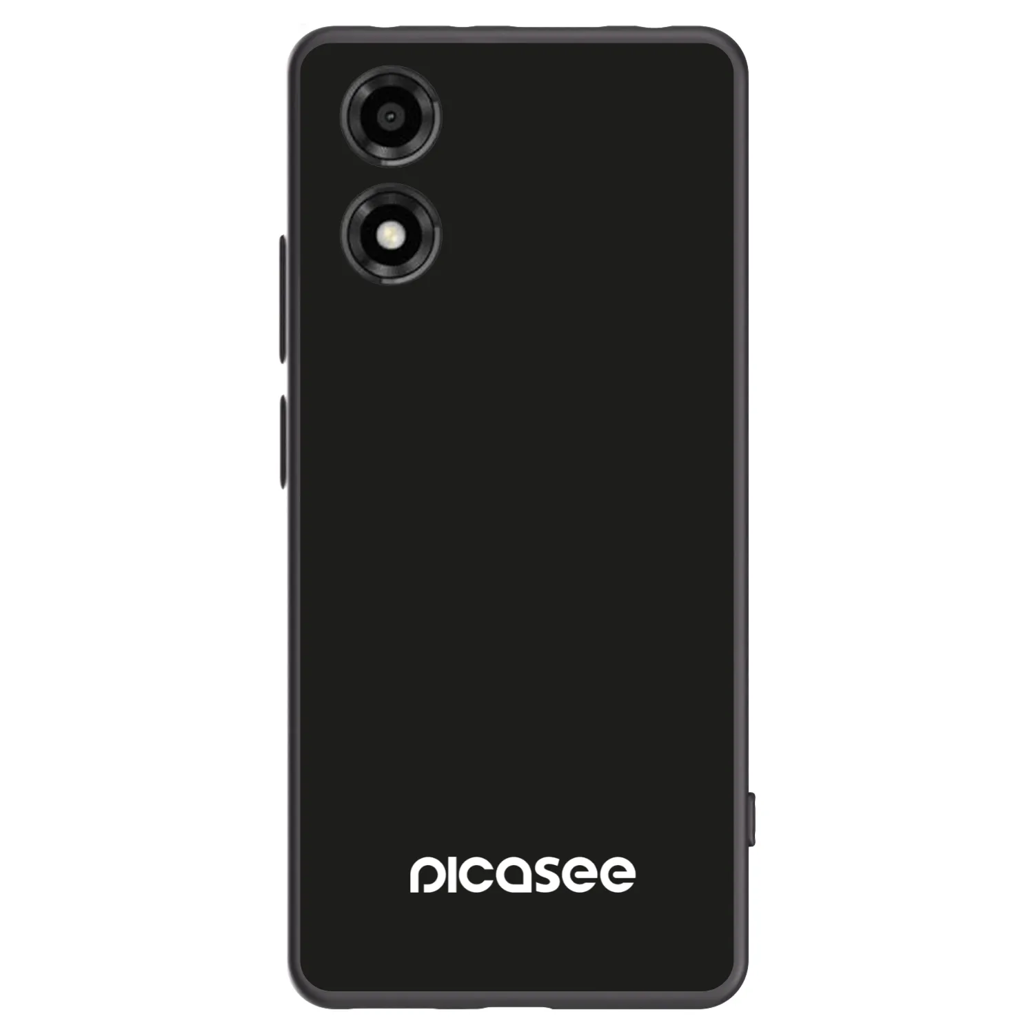 Picasee silikonowe czarne etui na Motorola Moto E14 - Picasee