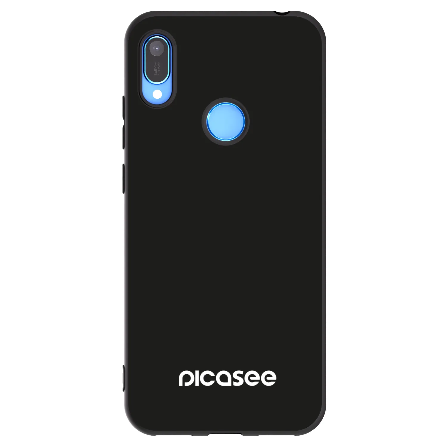 Picasee silikonowe czarne etui na Huawei Y6 2019 - Picasee