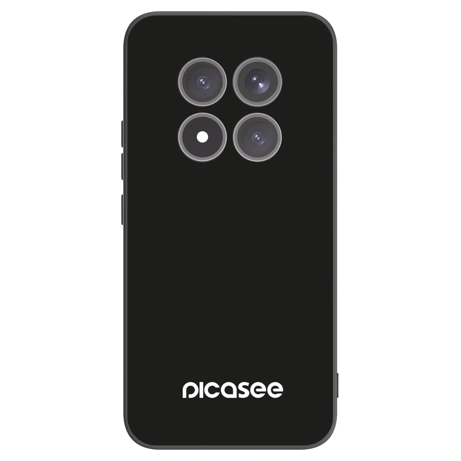 Picasee silikonowe czarne etui na Xiaomi Redmi Note 15 Pro+ - Picasee