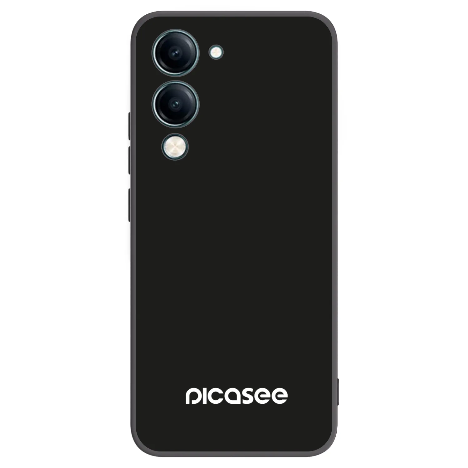 Picasee silikonowe czarne etui na Vivo Y29s 5G - Picasee