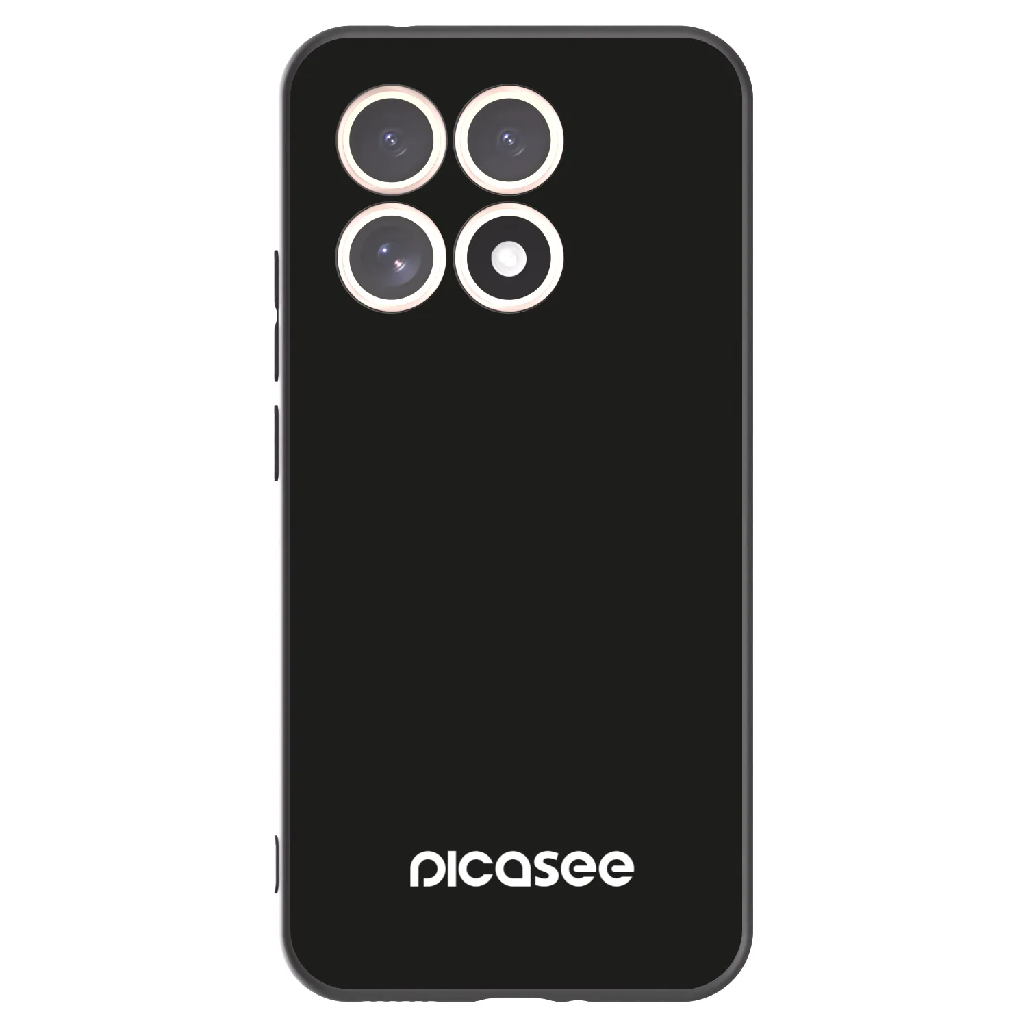 Picasee silikonowe czarne etui na Xiaomi 15T - Picasee