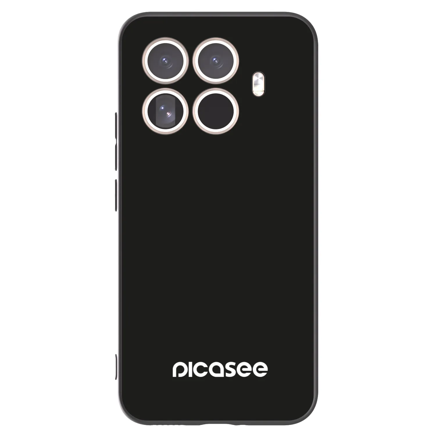 Picasee silikonowe czarne etui na Xiaomi 15T Pro - Picasee