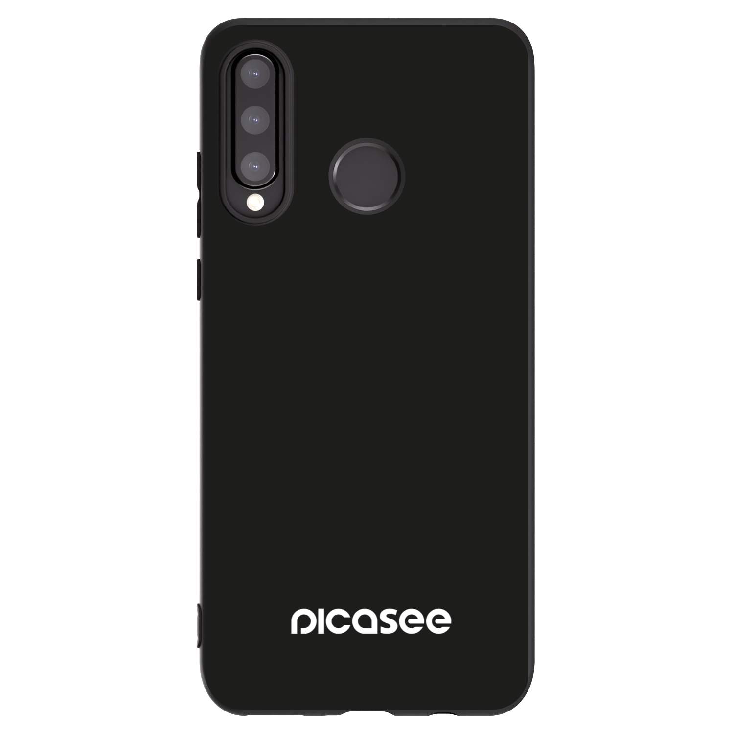 Picasee silikonowe czarne etui na Huawei P30 Lite - Picasee