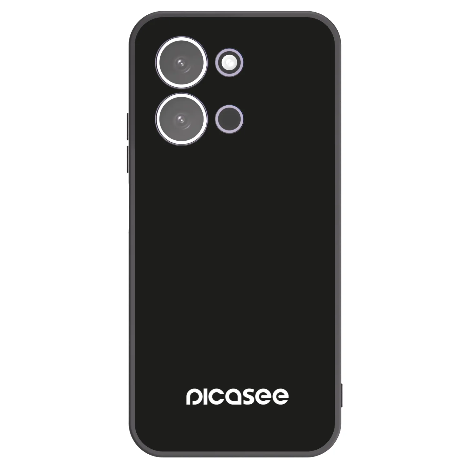 Picasee silikonowe czarne etui na Xiaomi Redmi 15C 5G - Picasee