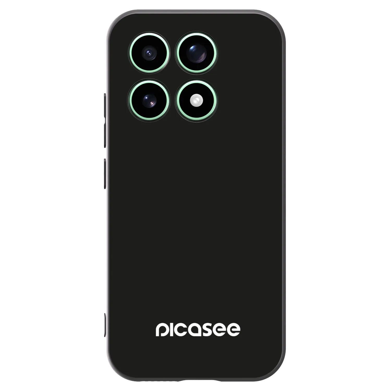 Picasee silikonowe czarne etui na Xiaomi 17 - Picasee