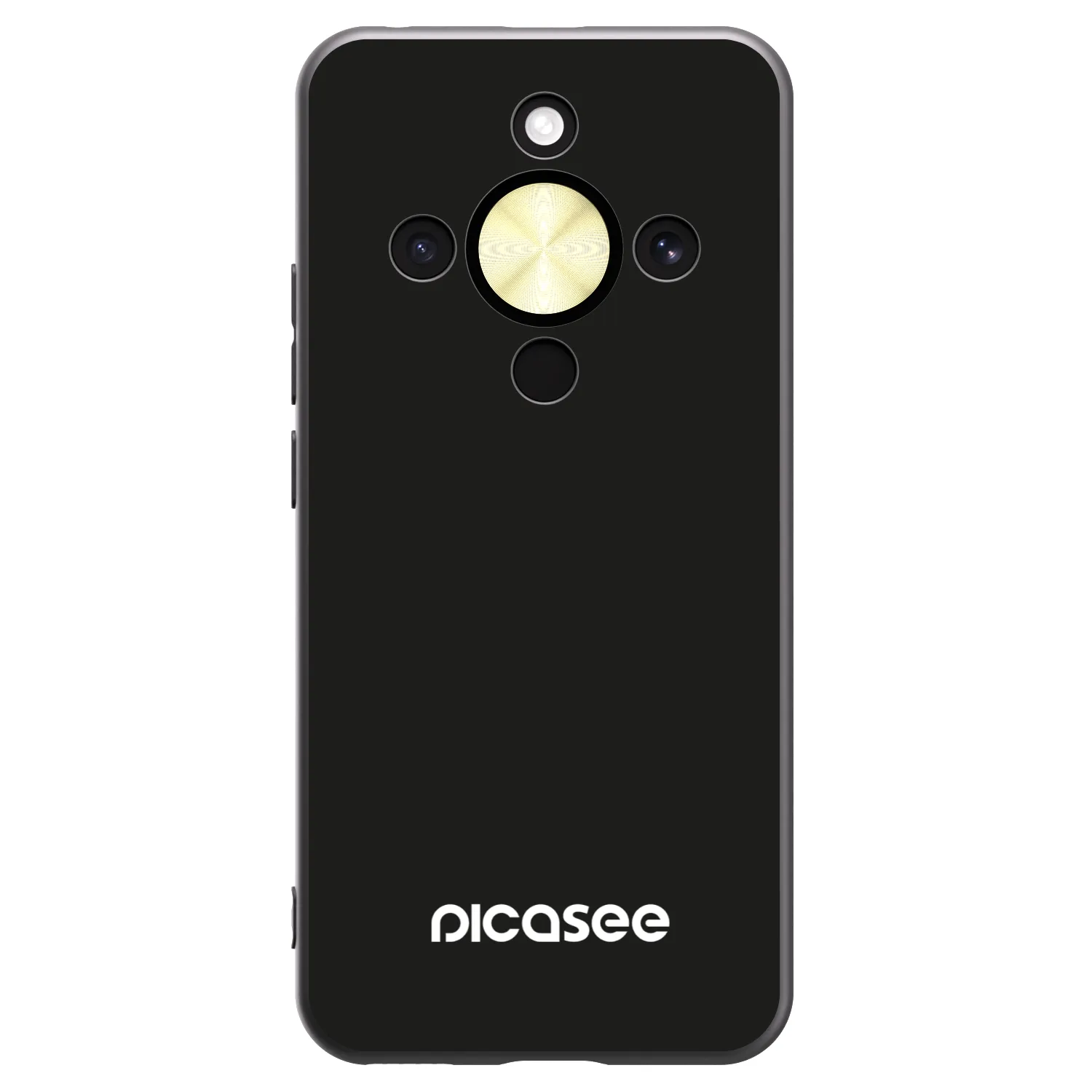 Picasee silikonowe czarne etui na Honor Magic8 Lite 5G - Picasee