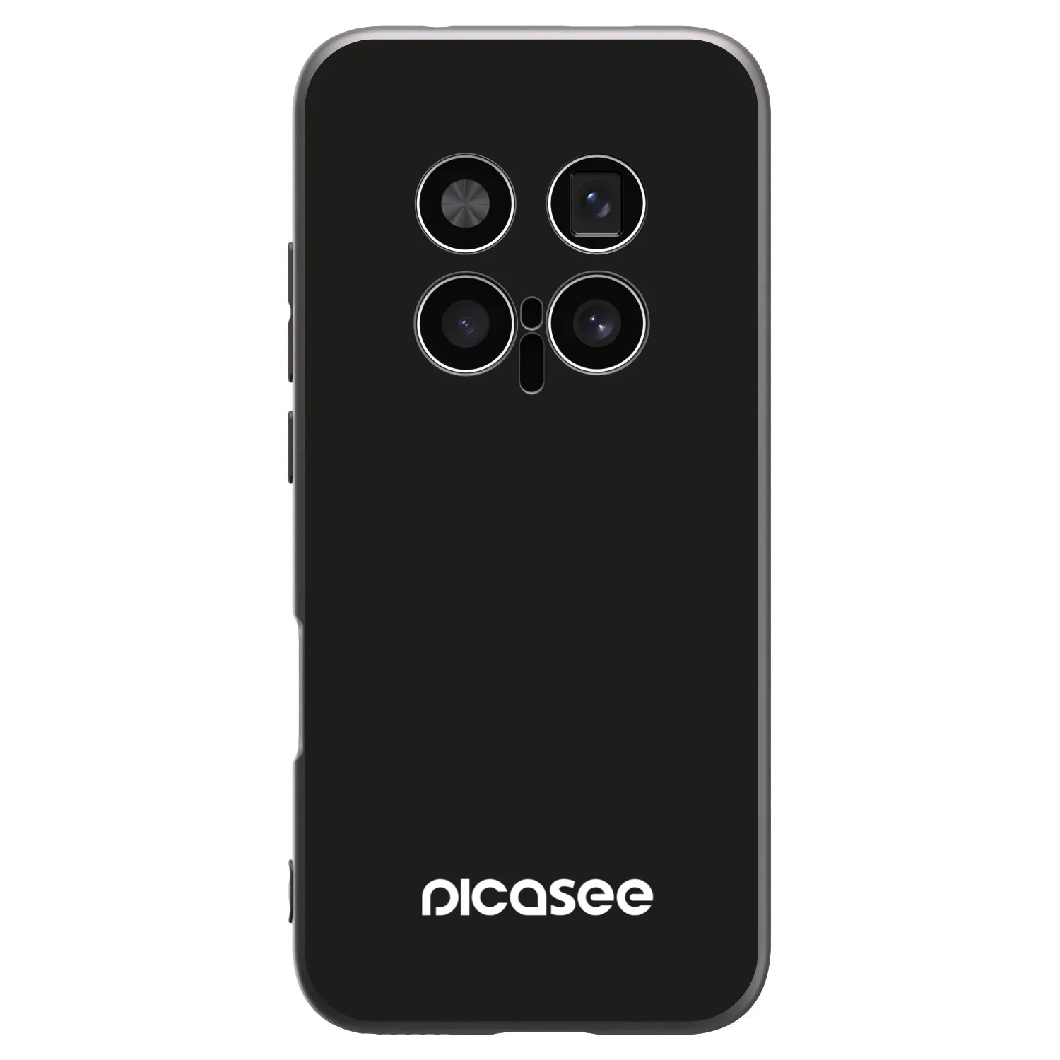 Picasee silikonowe czarne etui na Honor Magic8 Pro 5G - Picasee