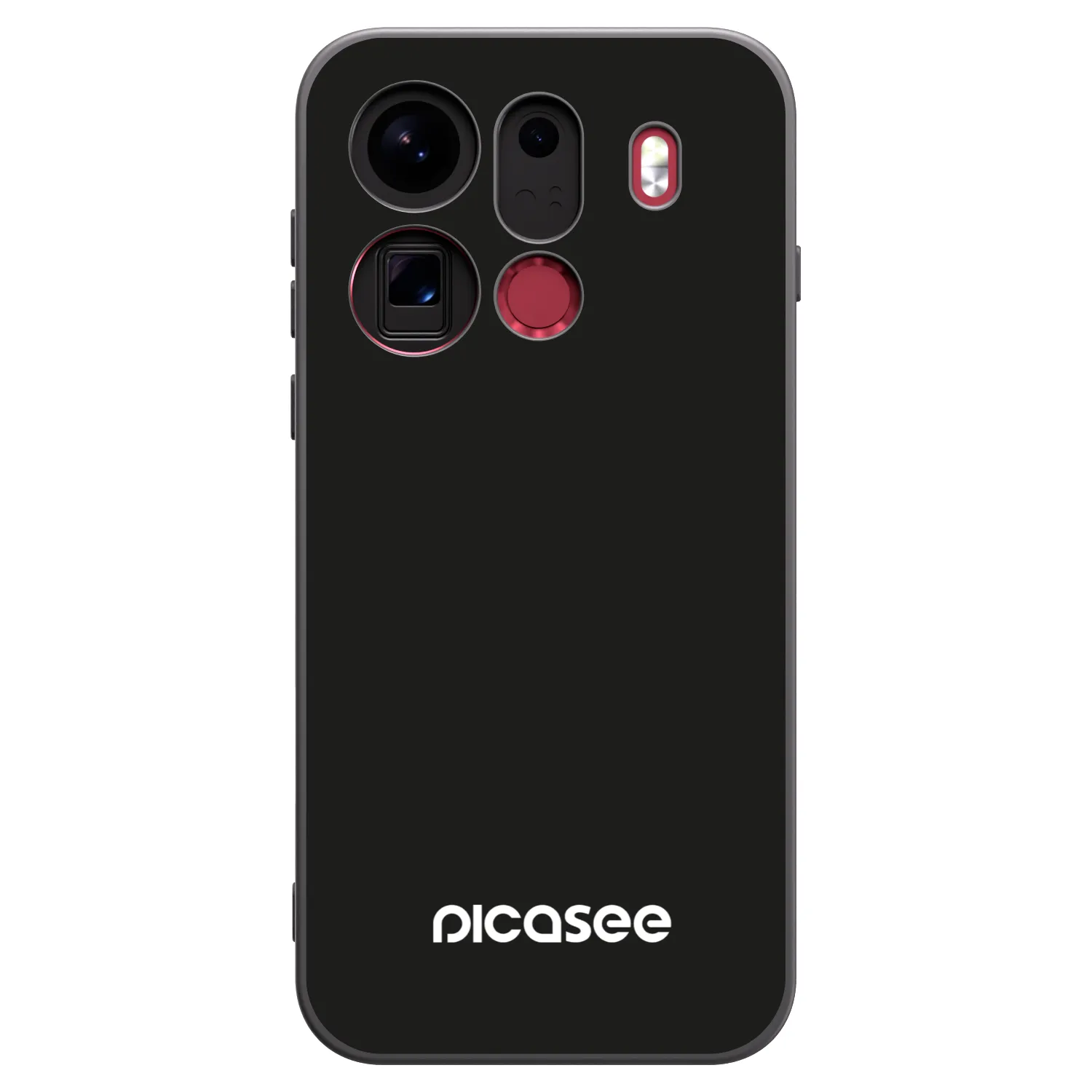 Picasee silikonowe czarne etui na OPPO Find X9 Pro - Picasee