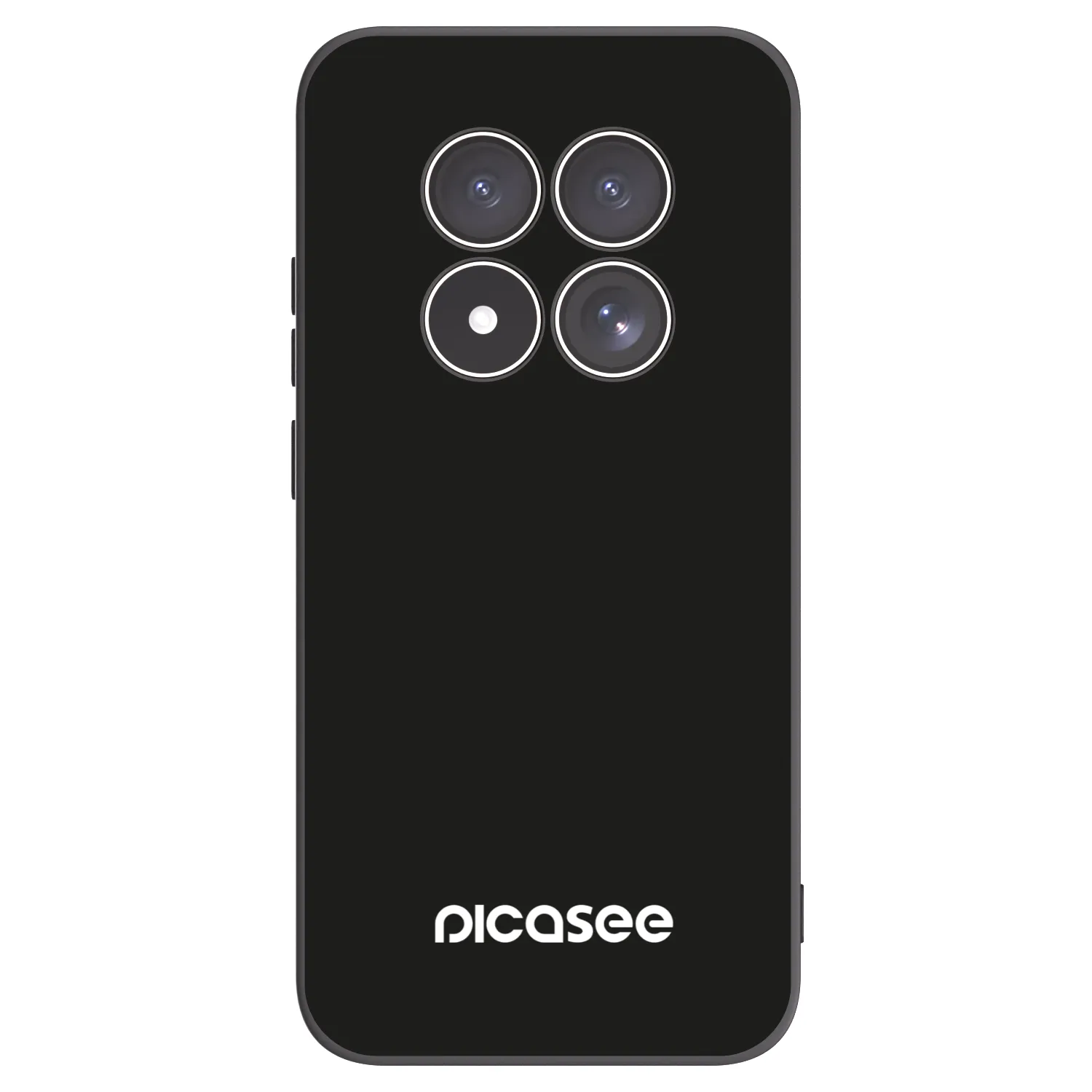 Picasee silikonowe czarne etui na Xiaomi Redmi Note 15 Pro 5G - Picasee