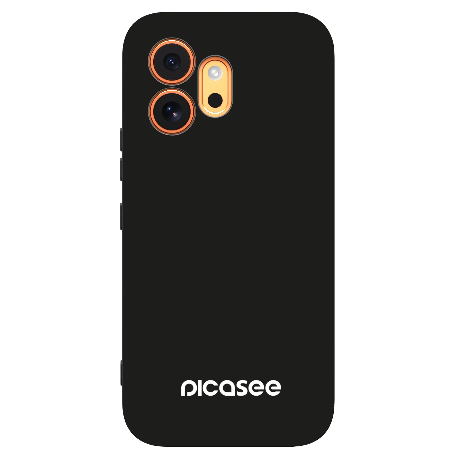 Picasee silikonowe czarne etui na Honor 600 - Picasee