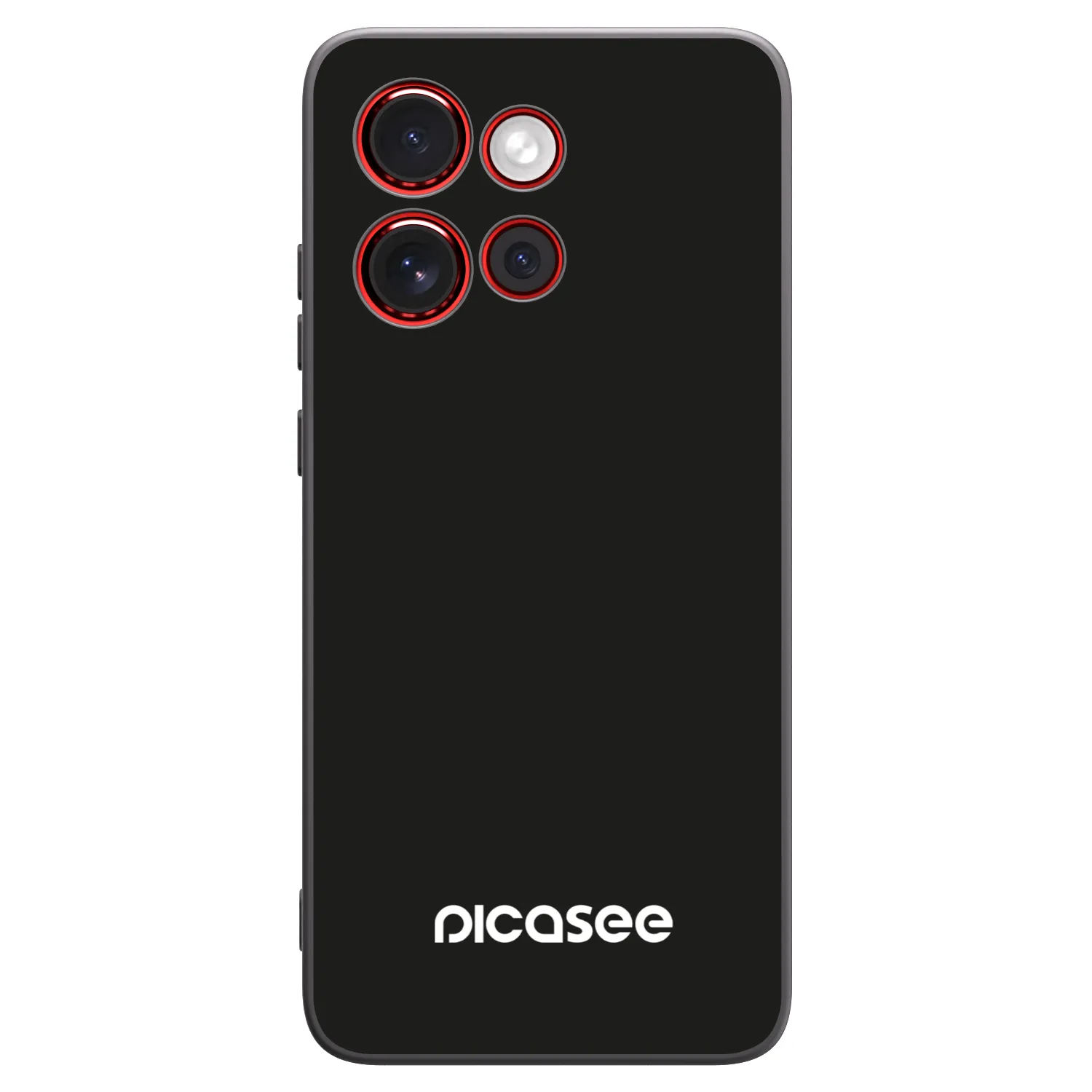 Picasee silikonowe czarne etui na Motorola Edge 60 Neo 5G - Picasee