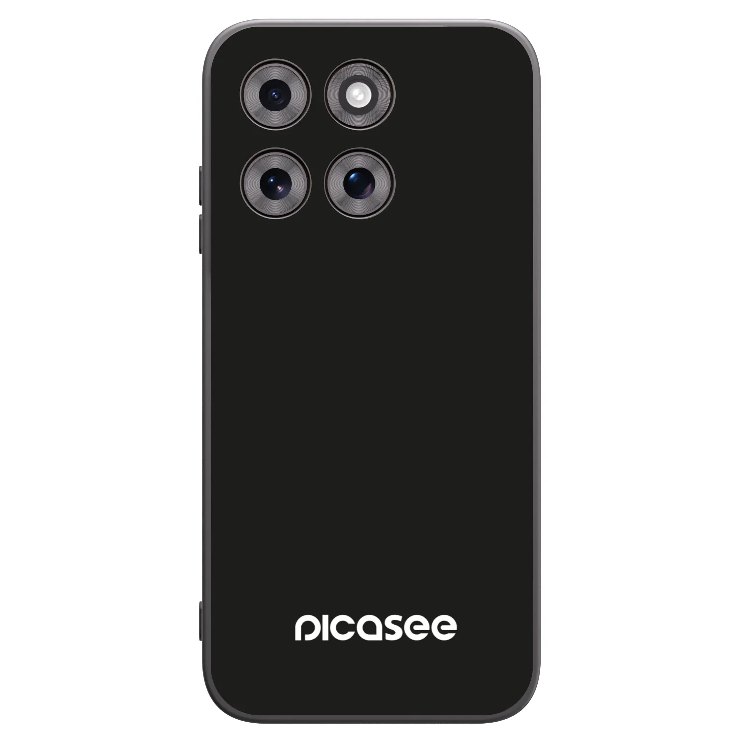 Picasee silikonowe czarne etui na Motorola Moto G77 - Picasee